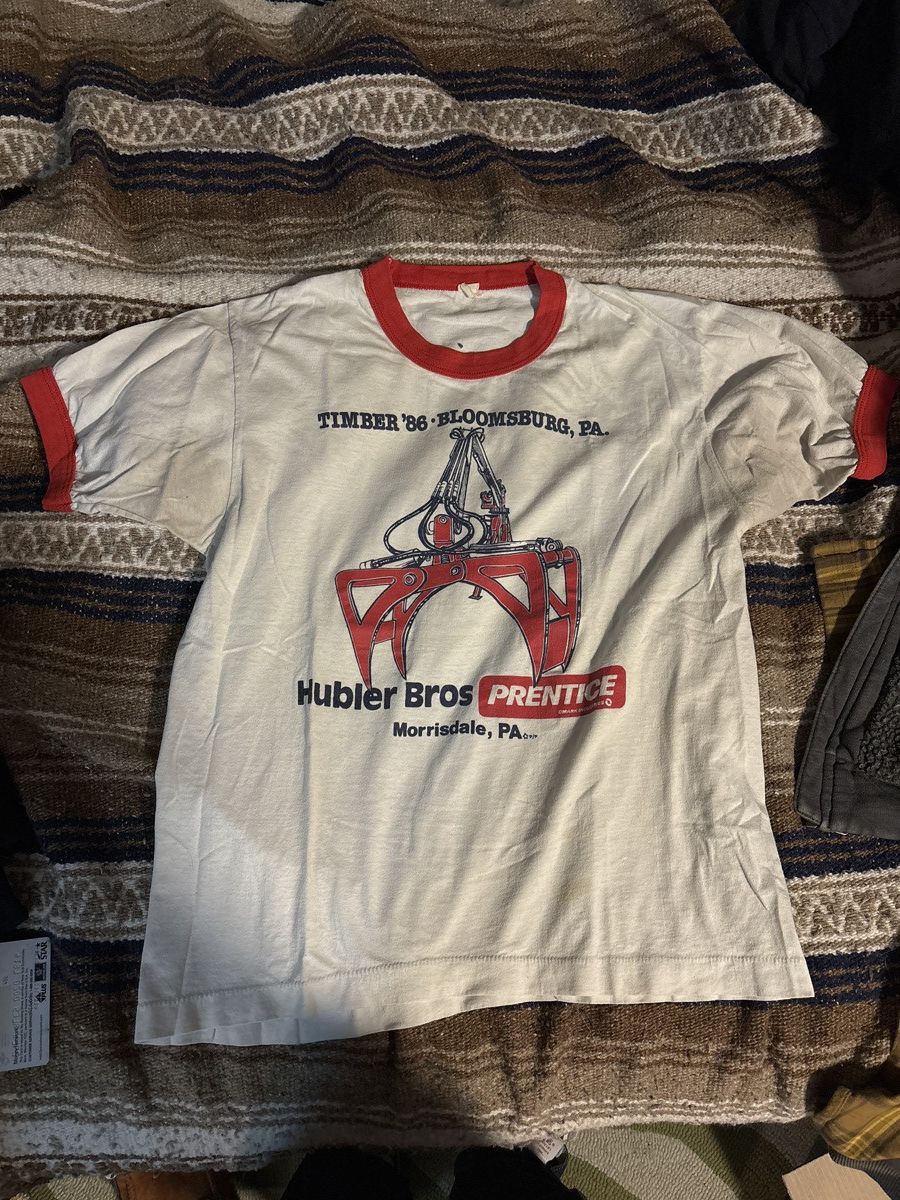 Other Vintage 1980s PA construction ringer shirt Size US M / EU 48-50 / 2 - 1 Thumbnail