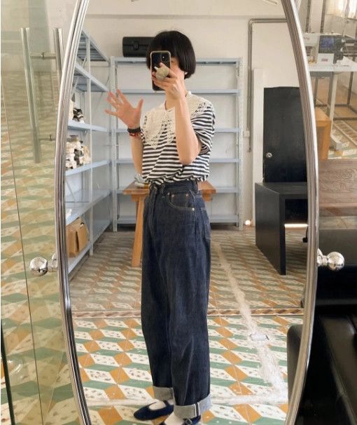 ANATOMICA Japanese Kawaii Marilyn Monroe Denim Pants Size 26" / US 2 / IT 38 - 1 Preview