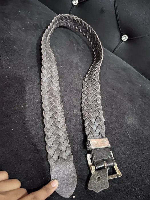 Leather Unbrand Leather Buckle Belt Size ONE SIZE - 7 Thumbnail
