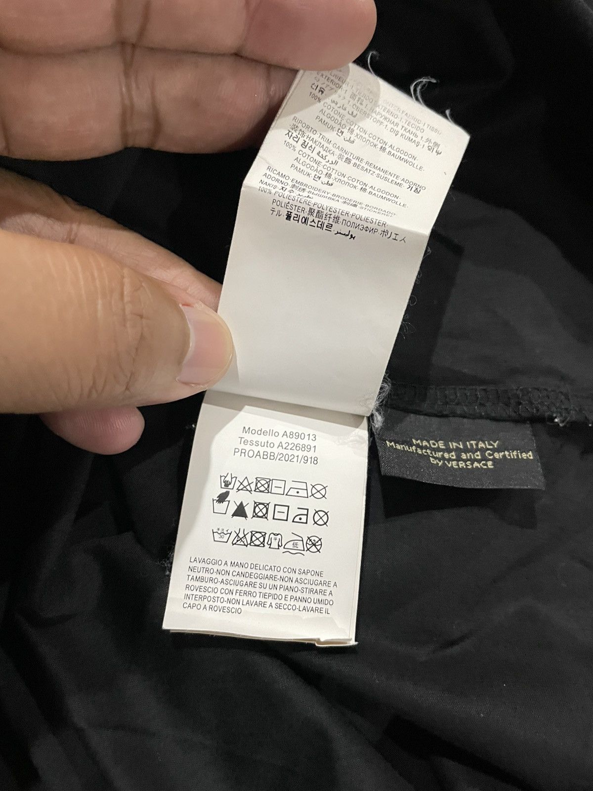 Versace VERSACE Signage Patches Tee Size US M / EU 48-50 / 2 - 11 Thumbnail