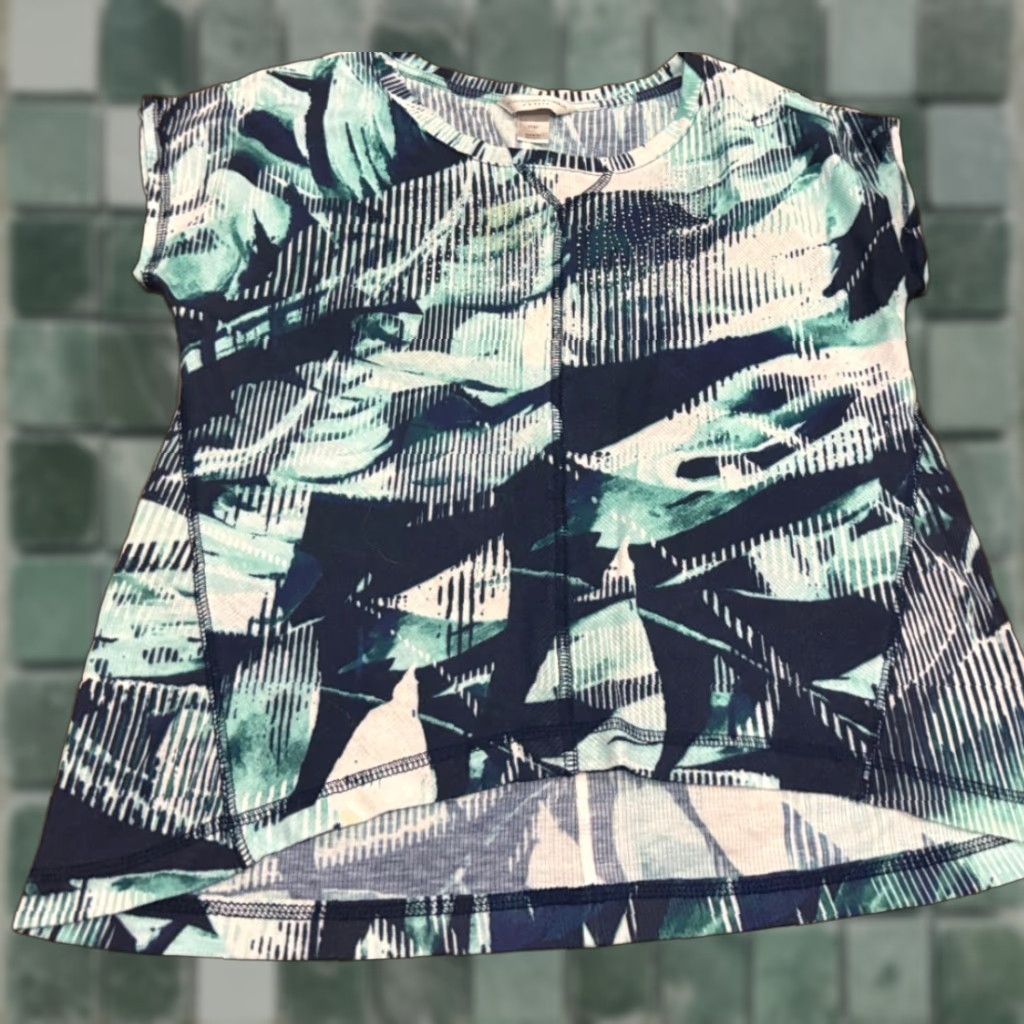 Vintage Christopher & Banks Top Womens Petite Medium Blouse Size M / US 6-8 / IT 42-44 - 1 Thumbnail