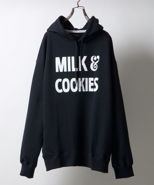 image of Number N Ine Number Nine Milk&cookies Hoodie in Black, Men's (Size Medium)