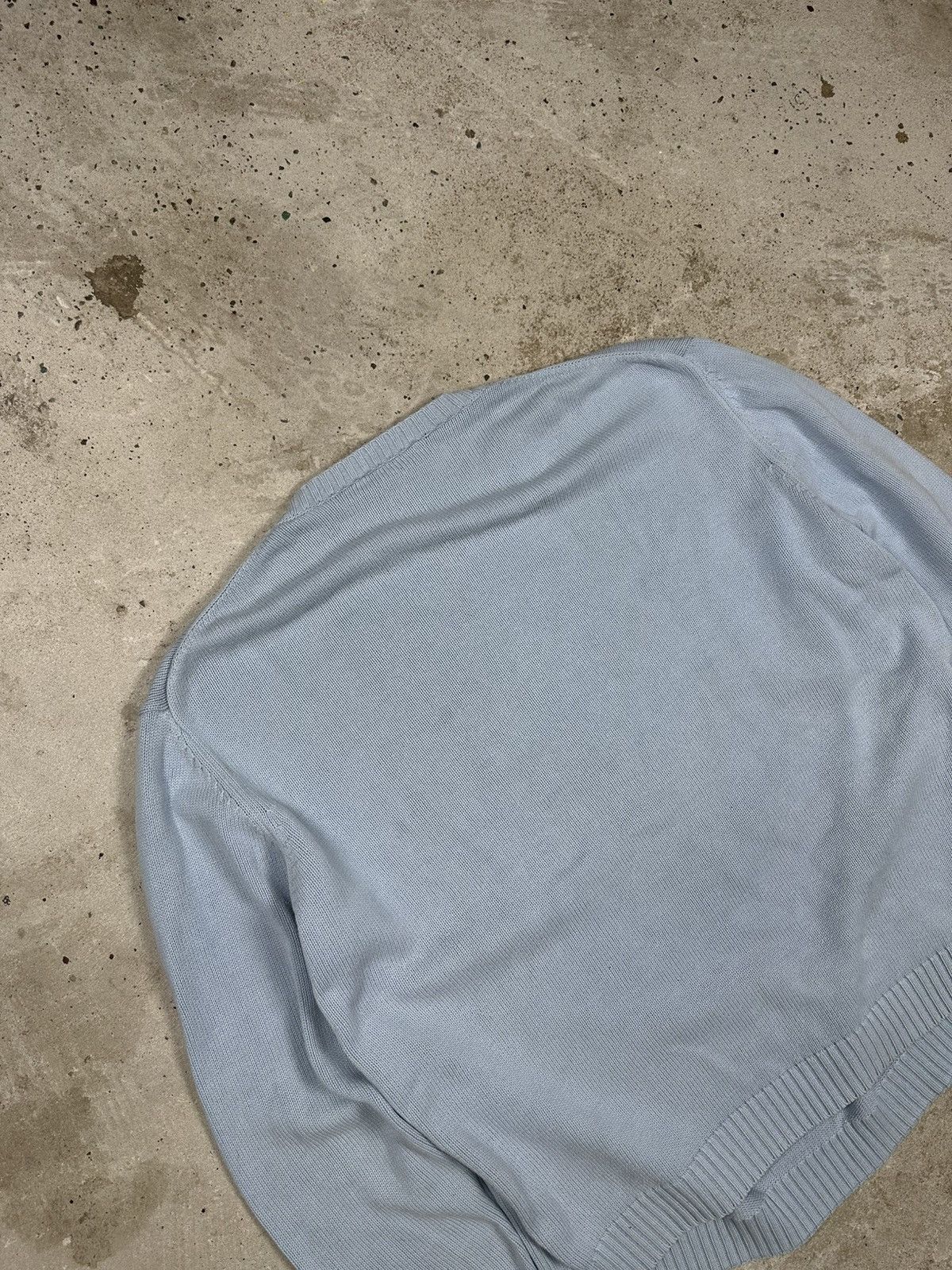 Yves Saint Laurent Vintage 90s Yves Saint Laurent Baby Blue Sweater Jumper Knit Size US XL / EU 56 / 4 - 12 Thumbnail