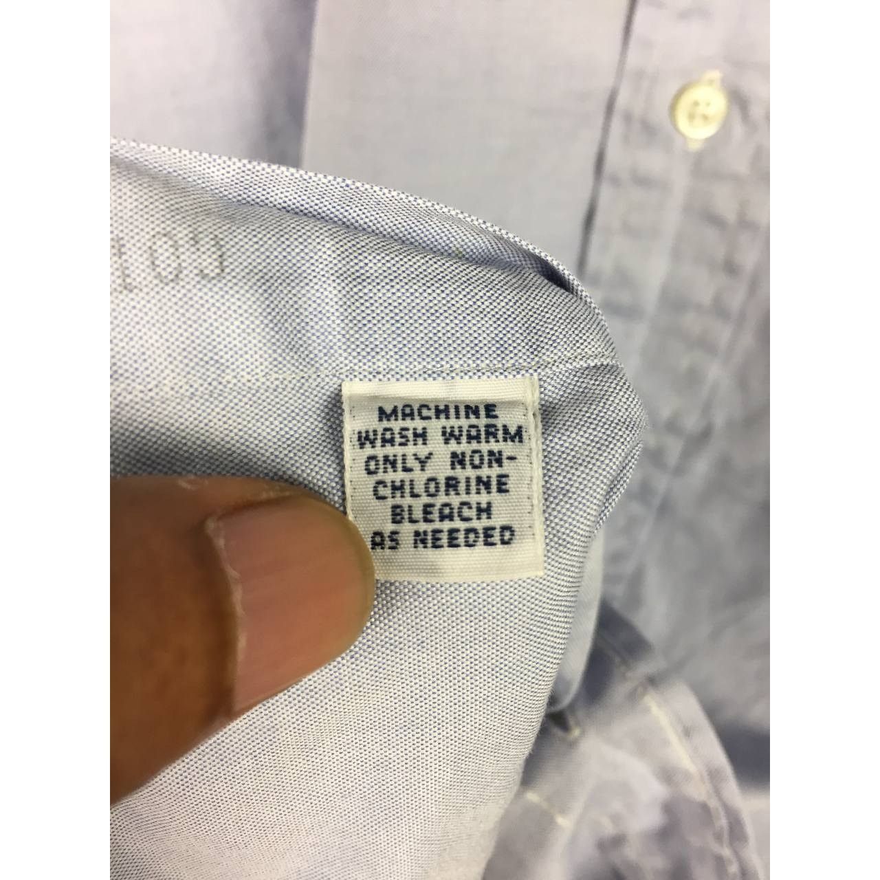 Ralph Lauren × Vintage Vtg Ralph Lauren Yarmouth Cotton Pinpoint Oxford Shirt Size US XXL / EU 58 / 5 - 13 Thumbnail