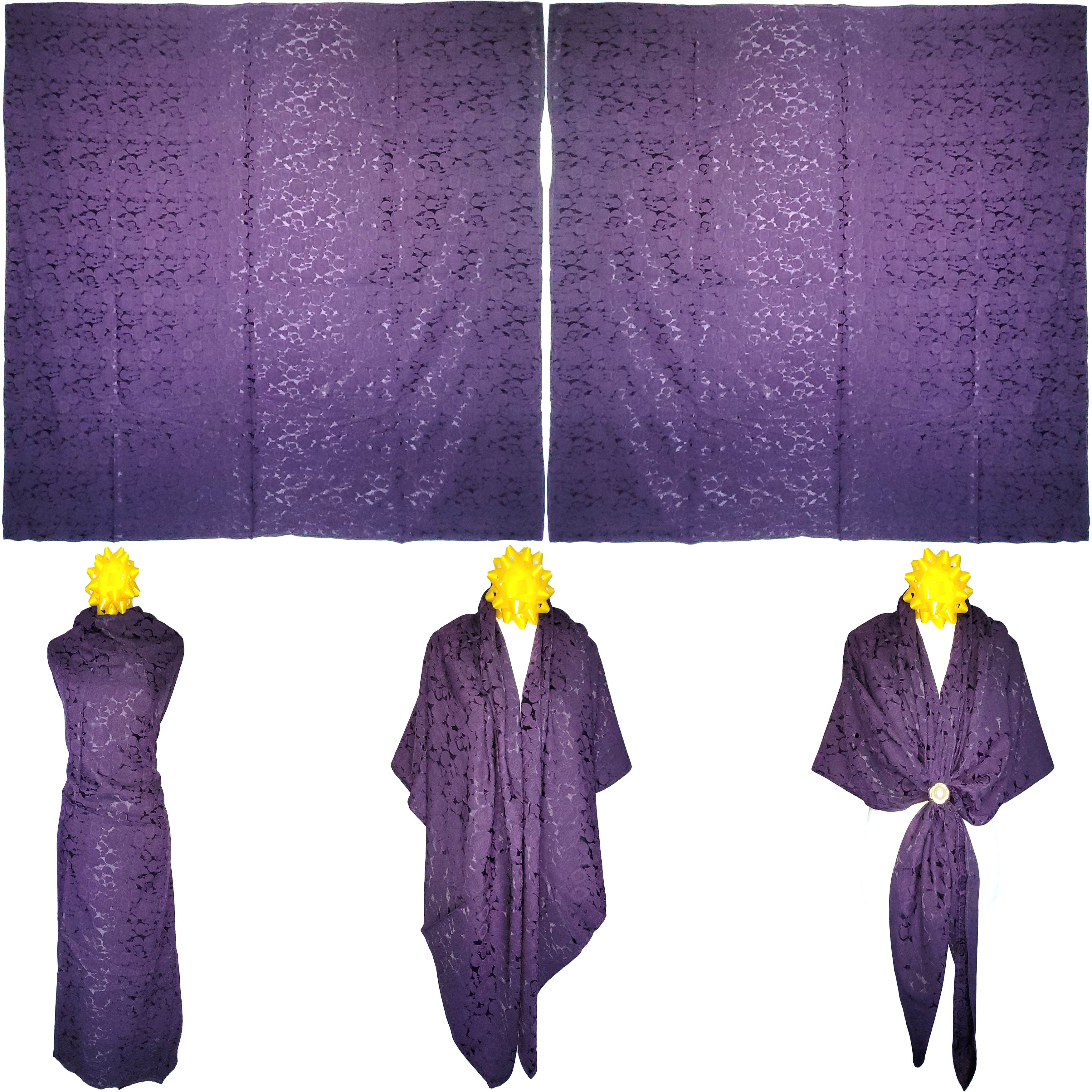 Other NWT Double-Sided Silk Scarf 52"x52" Large Square Wrap 3018 Size ONE SIZE - 1 Thumbnail