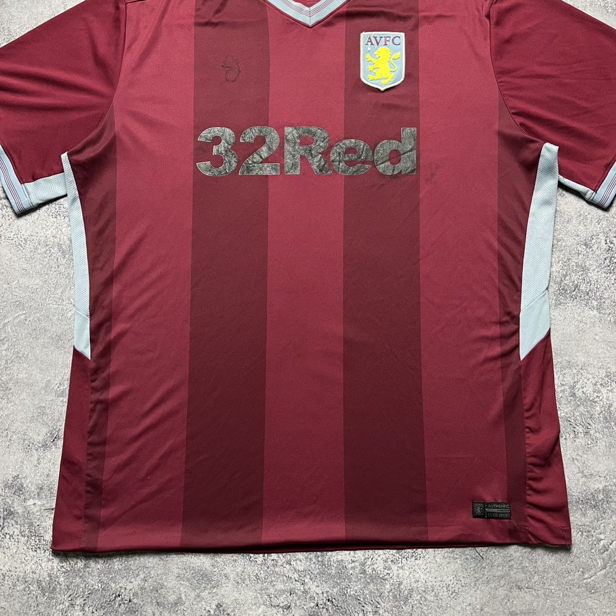 Other Vintage Luke Sport Aston Villa 2018/19 Home Soccer Jersey Size US XXL / EU 58 / 5 - 3 Thumbnail
