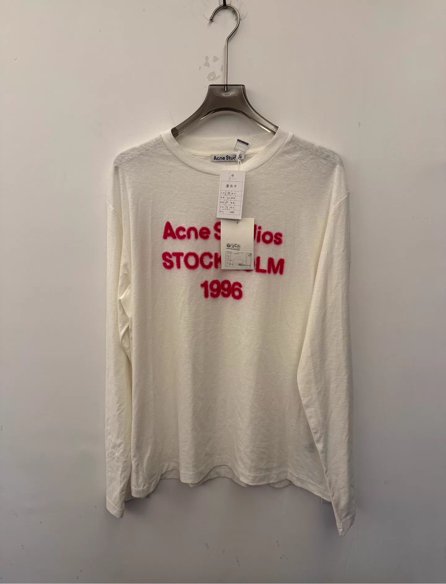 Acne Studios Acne SS26 Unisex Logo-embroidered Crew Sweatshirt L/M Size US M / EU 48-50 / 2 - 1 Thumbnail