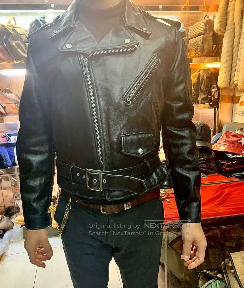 Schott Schott Vintage biker jacket Size US L / EU 52-54 / 3 - 1 Thumbnail