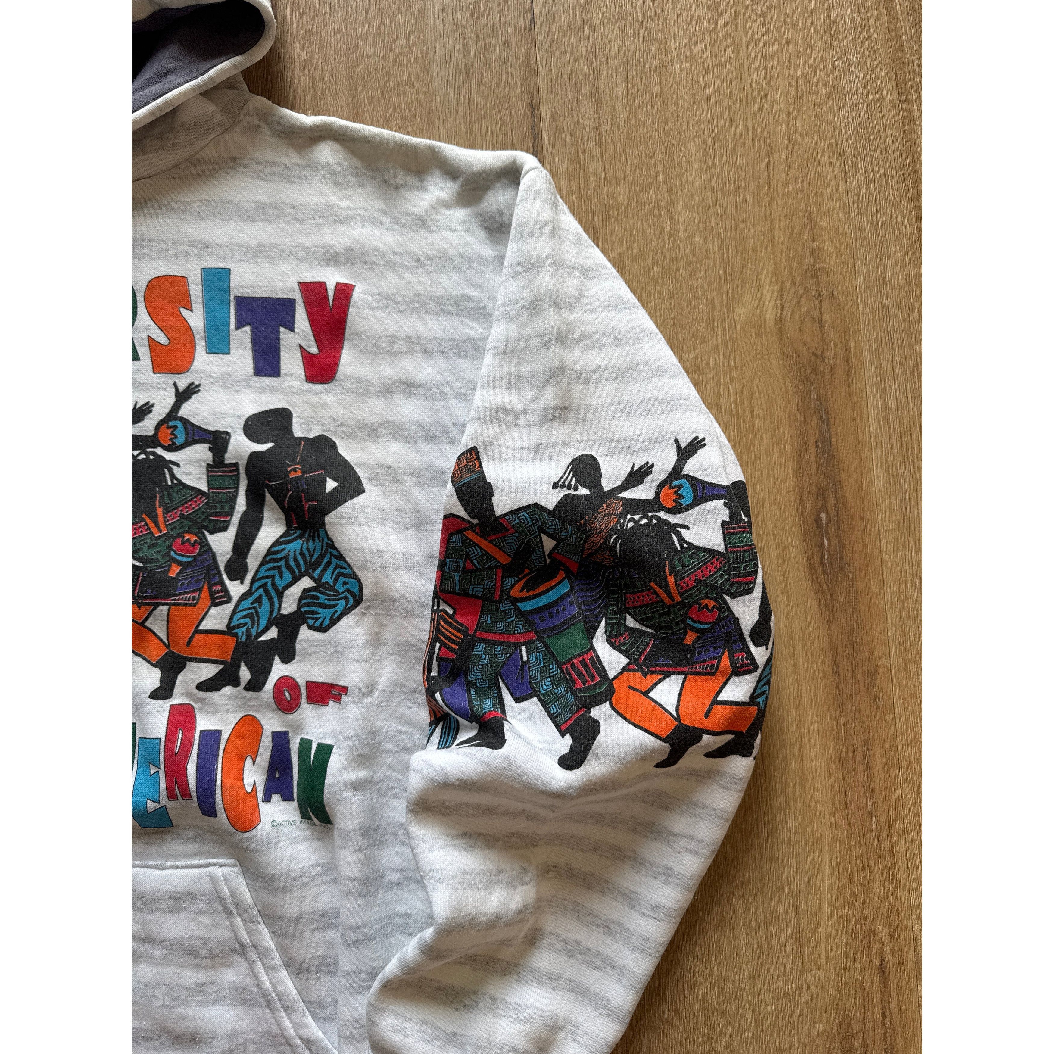Vintage Vintage University Of African American HBCU Hoodie Size US XL / EU 56 / 4 - 3 Thumbnail