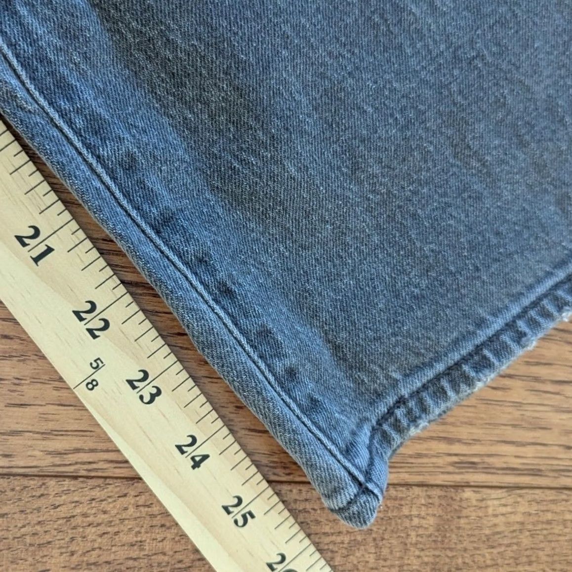 Old Navy Old Navy Women's Gray Jeans Size 14 High Rise OG Straight Pockets Size 36" / US 14 / IT 50 - 4 Thumbnail