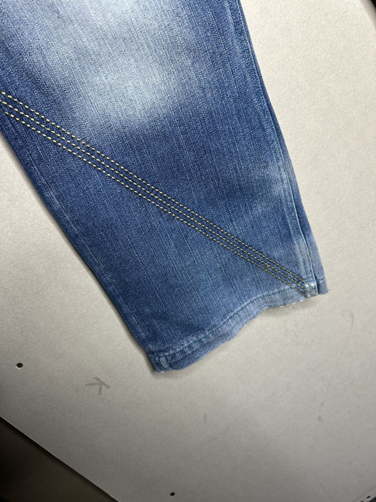 Vintage 32/32 Raw Blue Rap Hip Hop Jeans Punk Rarest Denim Pants Size US 32 / EU 48 - 10 Thumbnail