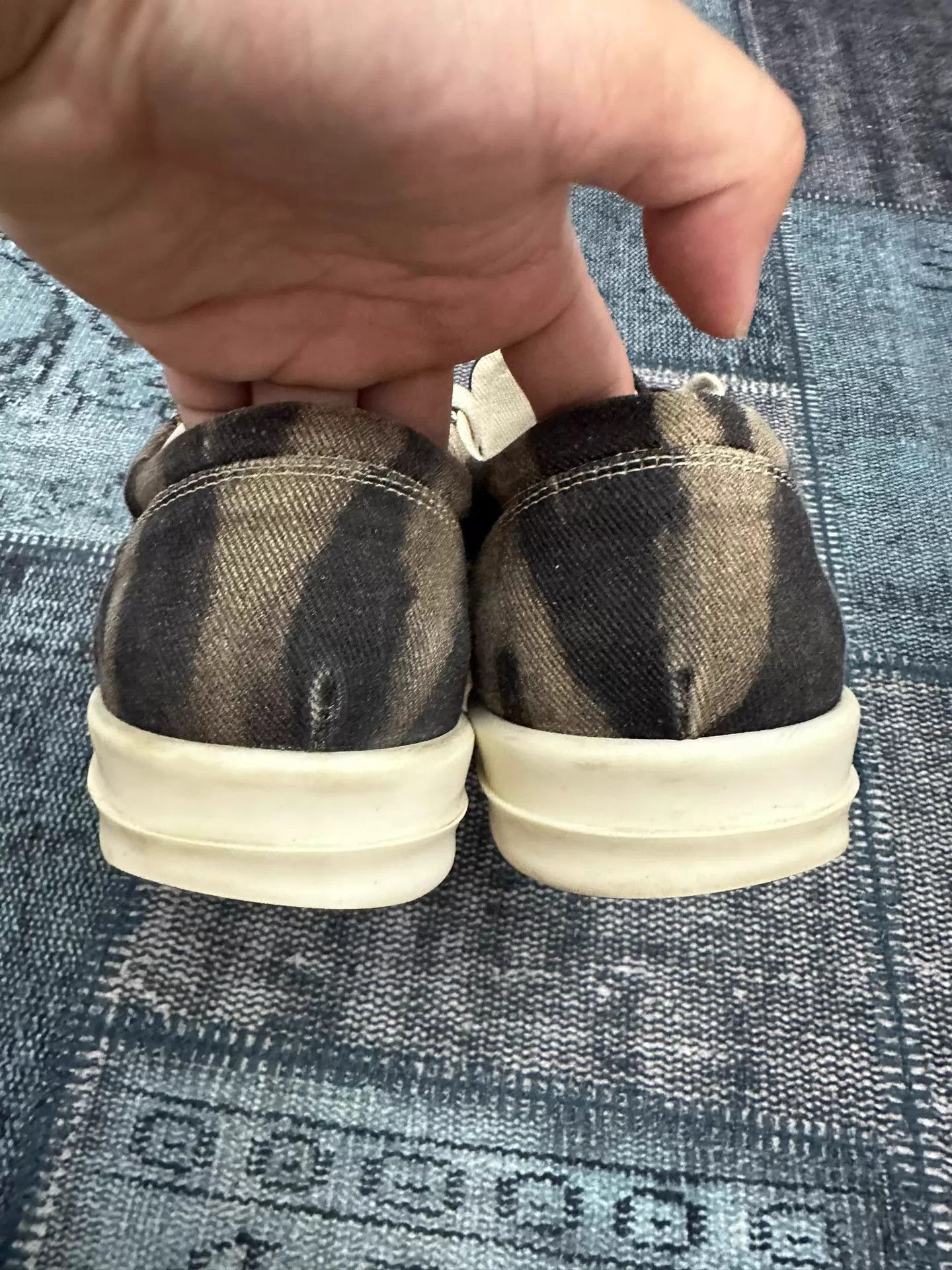 Rick Owens Rick Owens DRKSHDW Flame Tie-Dye Converse-Style 43 Naked Size US 10 / EU 43 - 6 Thumbnail