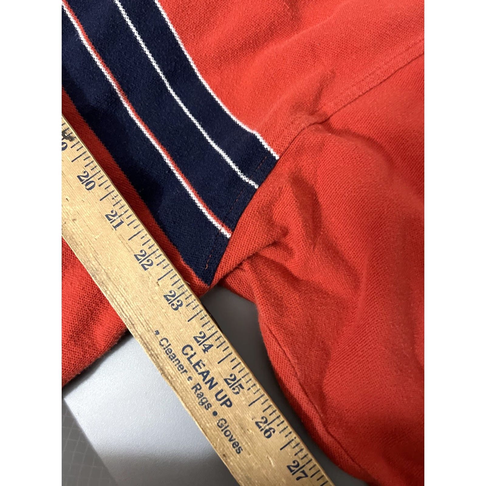 Haggar Haggar Polo Shirt Orange Size Large Stiped Short Sleeve Size US L / EU 52-54 / 3 - 5 Thumbnail