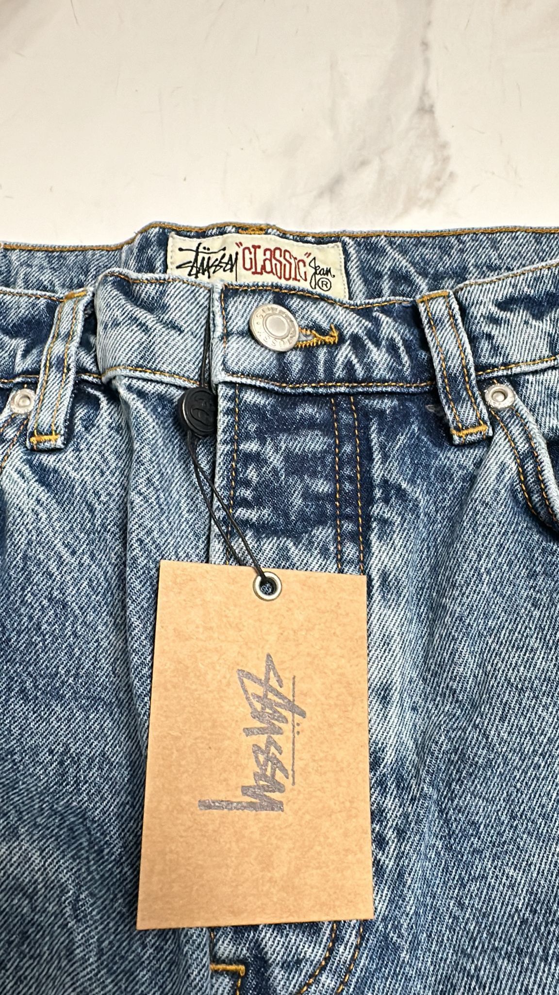Stussy Stussy Classic Jean Denim Washed Blue Size 38 Size US 38 / EU 54 - 8 Thumbnail