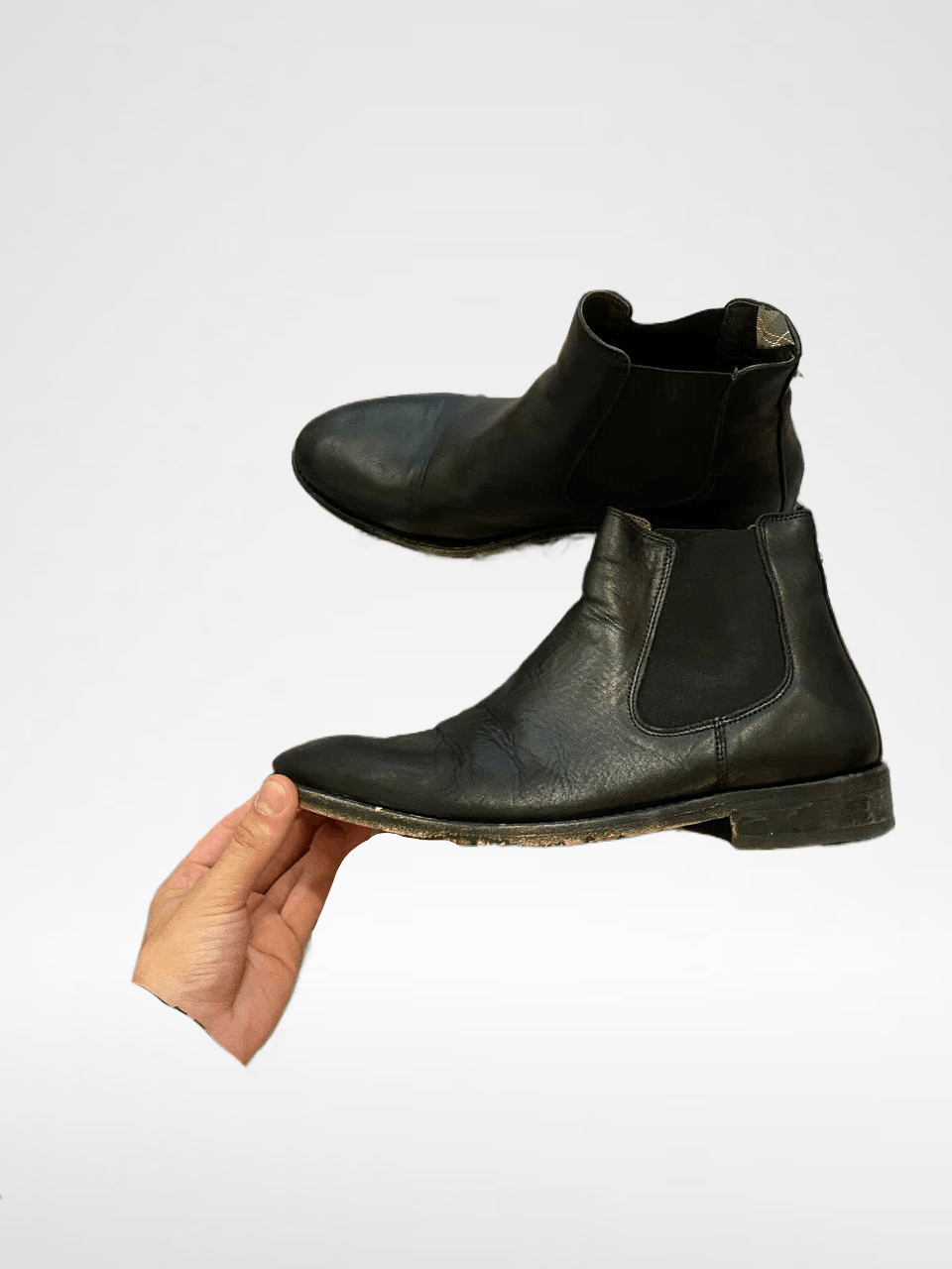 Barbour Streetwear Logo Black VINTAGE Boots BARBOUR Size US 9 / EU 42 - 1 Thumbnail