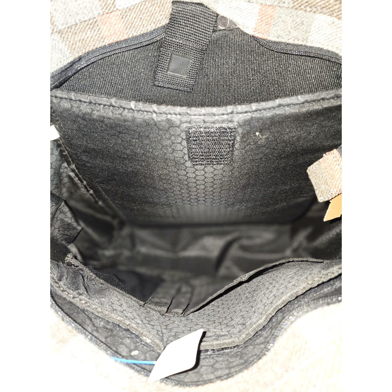 Vintage HEX Westmore MacBook Pro Tote Water Resistant Wool & Leather Design Shoulder Bag Size ONE SIZE - 4 Thumbnail