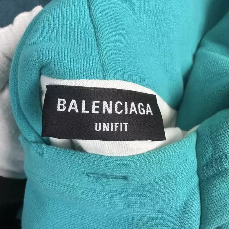 Balenciaga Balenciaga Letter print ripped hooded sweatshirt, sky blue Size US S / EU 44-46 / 1 - 3 Thumbnail