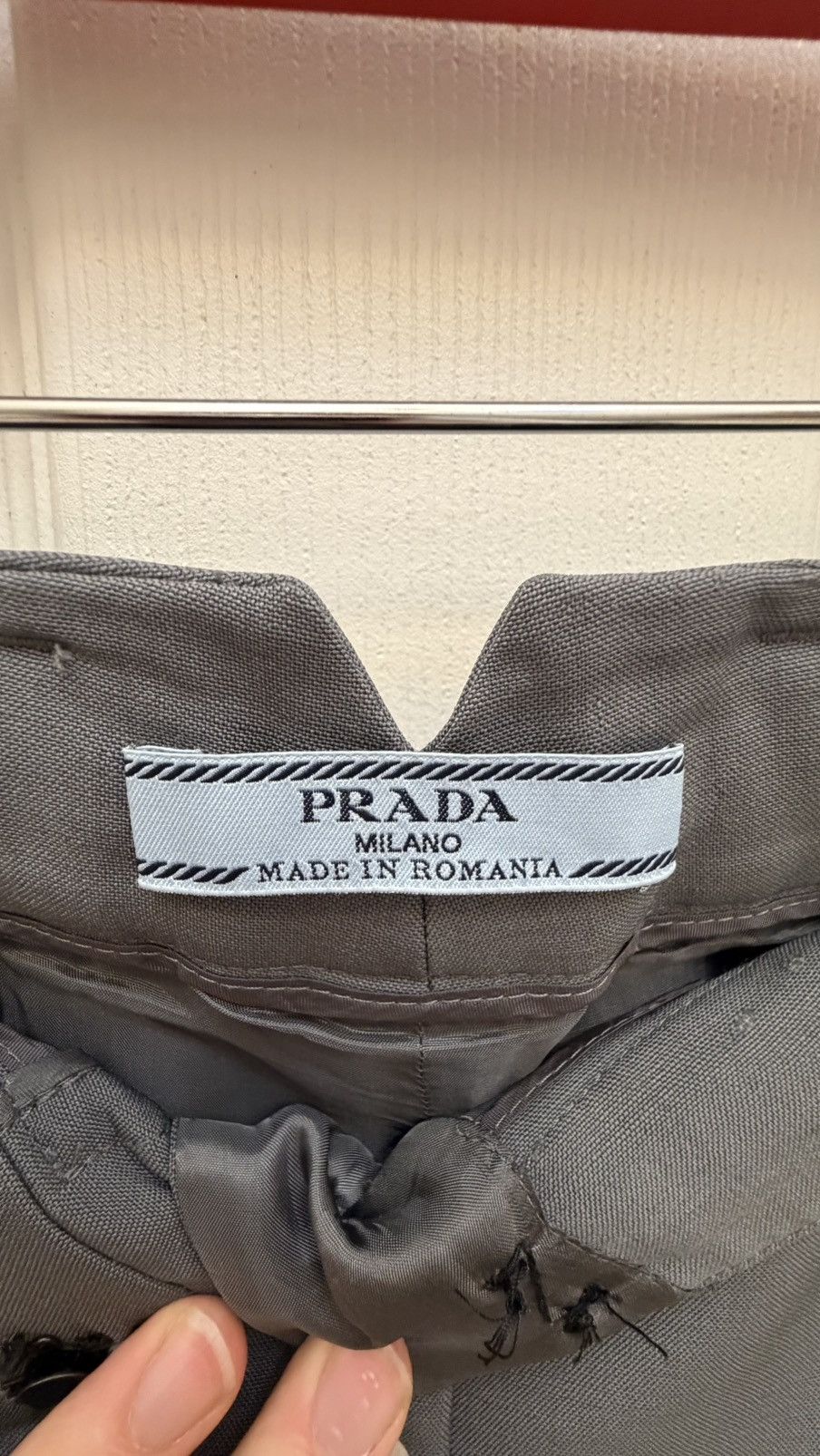 Prada Prada Pleated Trousers Size US 36 / EU 52 - 4 Thumbnail