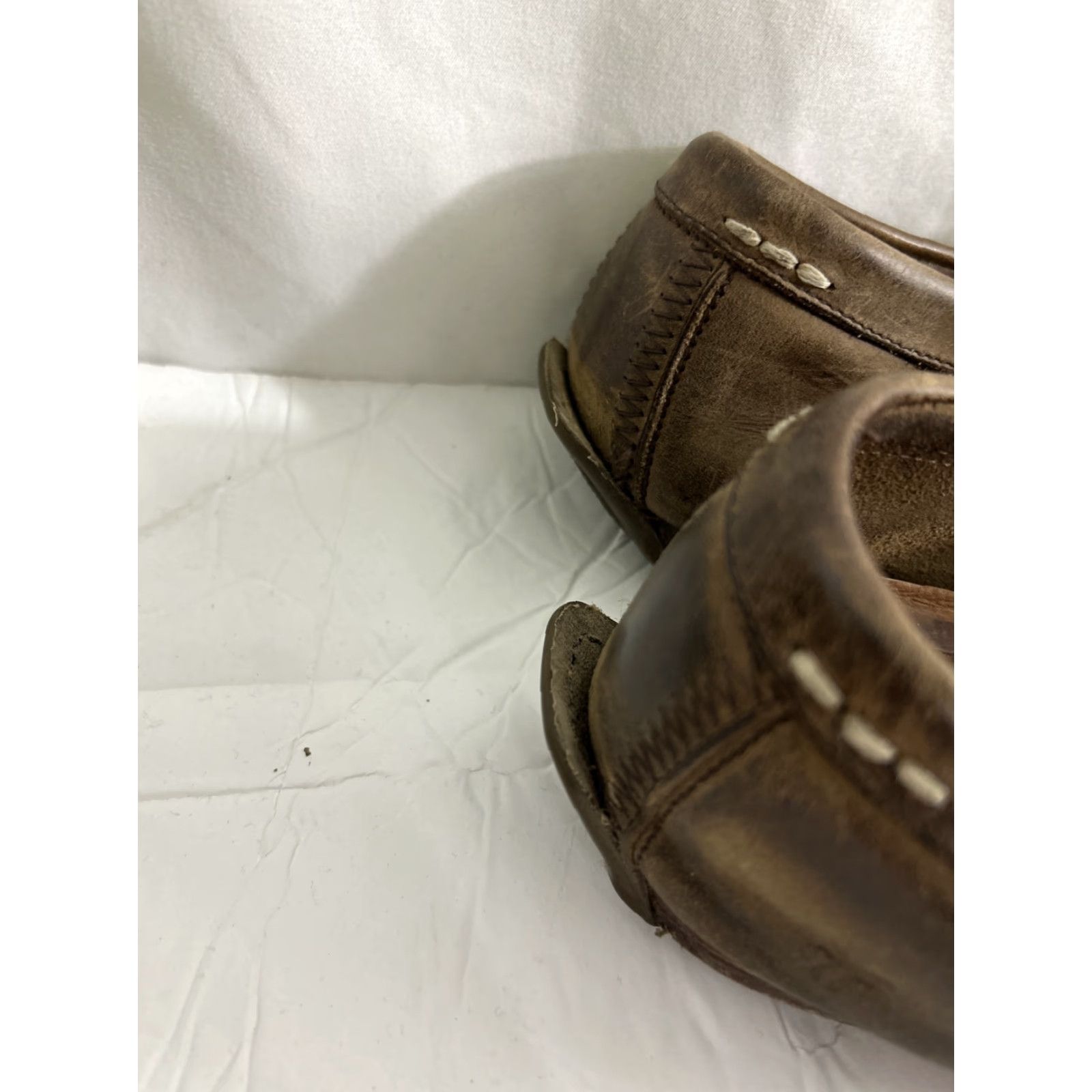 Frye Frye Lewis Venetian Mens Size 10.5 D Brown Casual Loafers Flaw Needs Repair Size US 11 / EU 44 - 7 Thumbnail