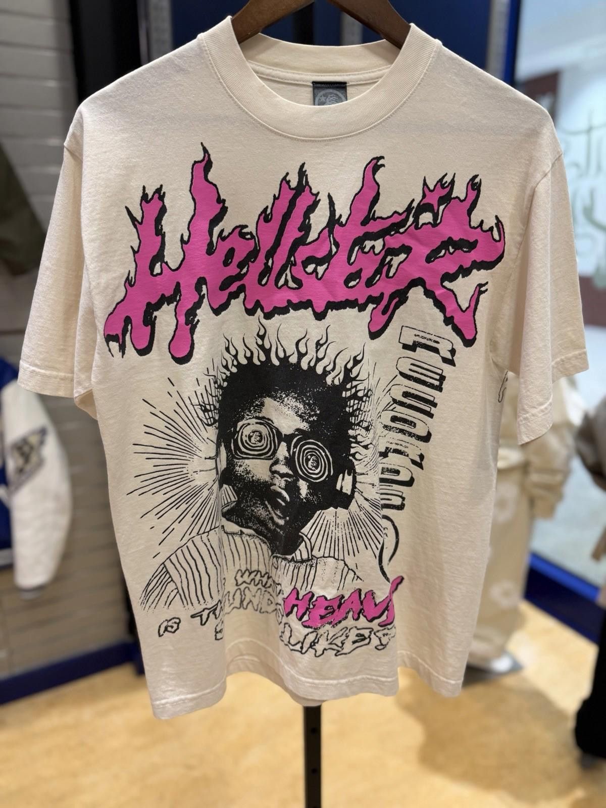 HELLSTAR Hellstar Men's Pink White T-Shirt Size (Small) Authentic Size US S / EU 44-46 / 1 - 1 Thumbnail