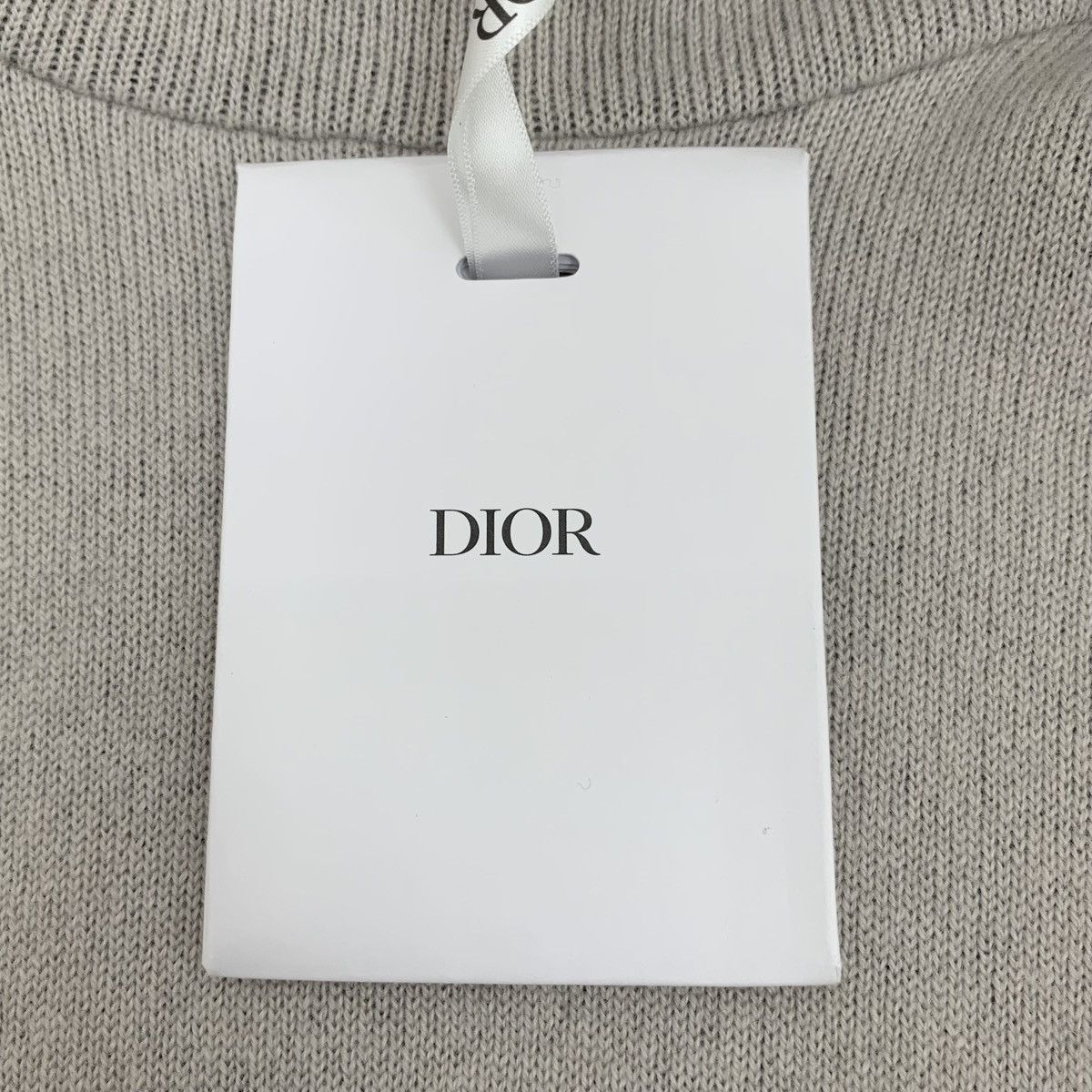 Dior Dior Logo Letter Intarsia Cashmere Hooded Sweatshirt K26WX Size S / US 4 / IT 40 - 6 Thumbnail