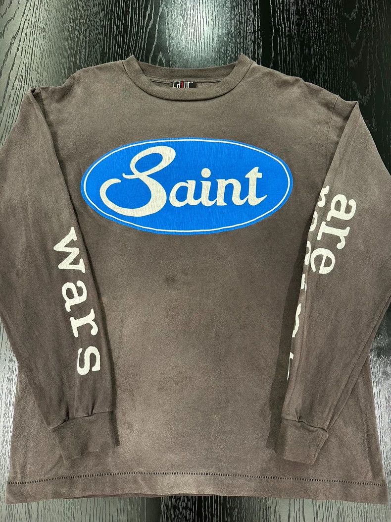 Saint Michael SAINT MICHAEL 22 SS monogrammed long sleeve 2503-Nextarrow Size US S / EU 44-46 / 1 - 1 Thumbnail