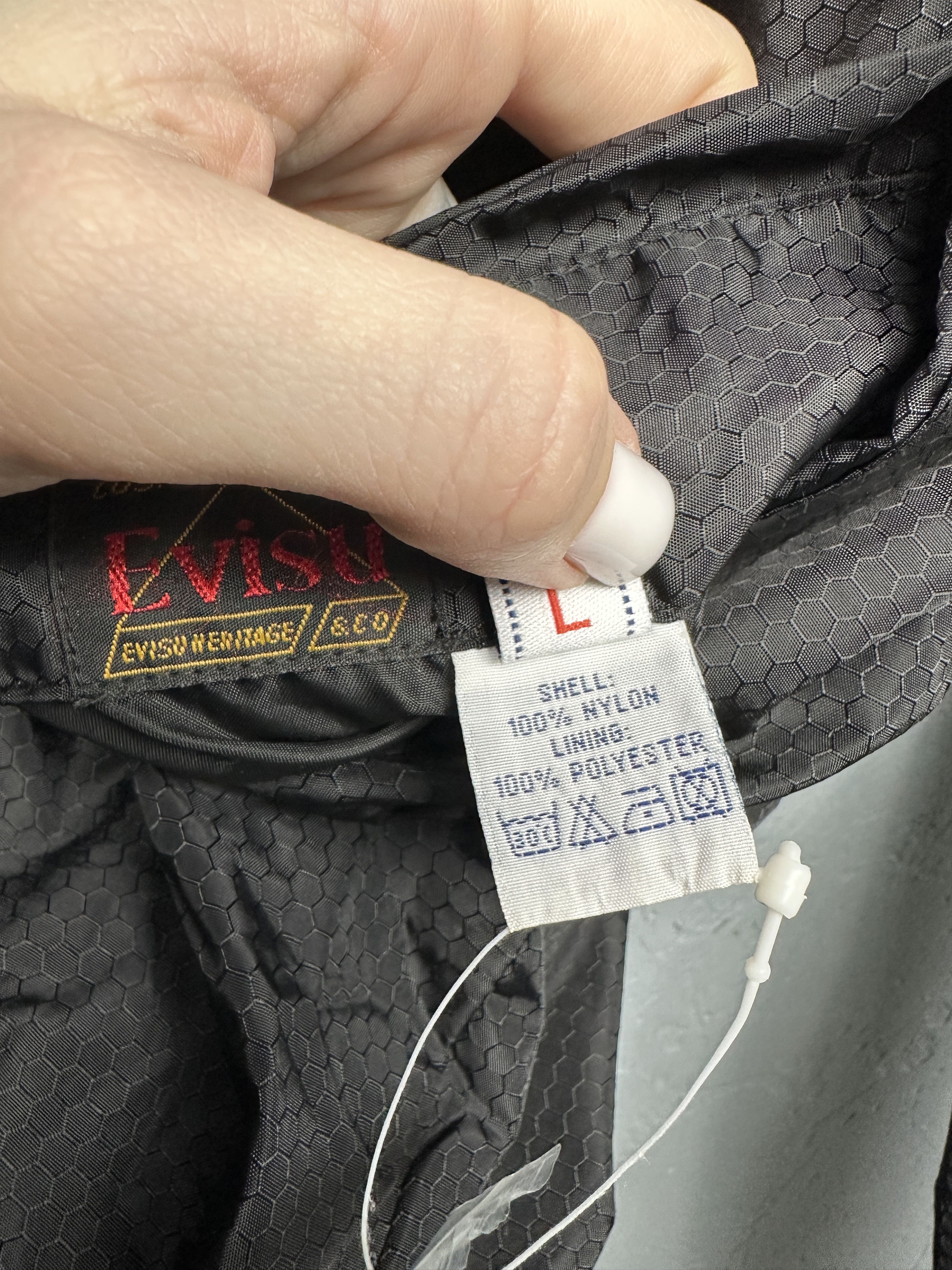 Evisu Evisu Vintage Mens Embroidery Logo Nylon Jacket Size US L / EU 52-54 / 3 - 7 Thumbnail