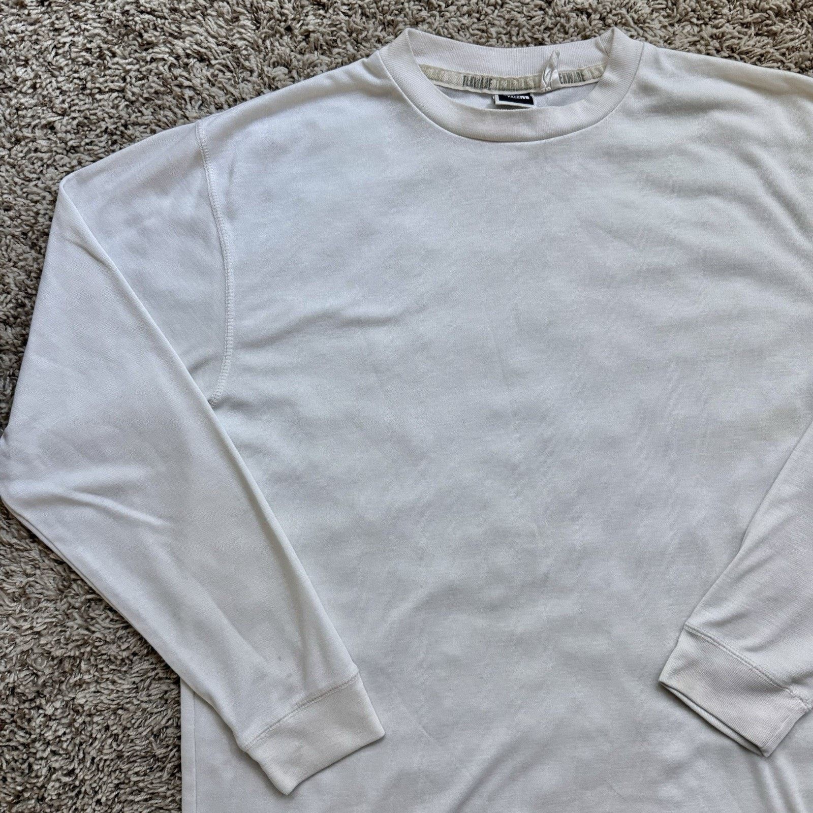 The North Face × Vintage Vintage The North Face TEKWARE White Long Sleeve T-Shirt Size US L / EU 52-54 / 3 - 6 Thumbnail