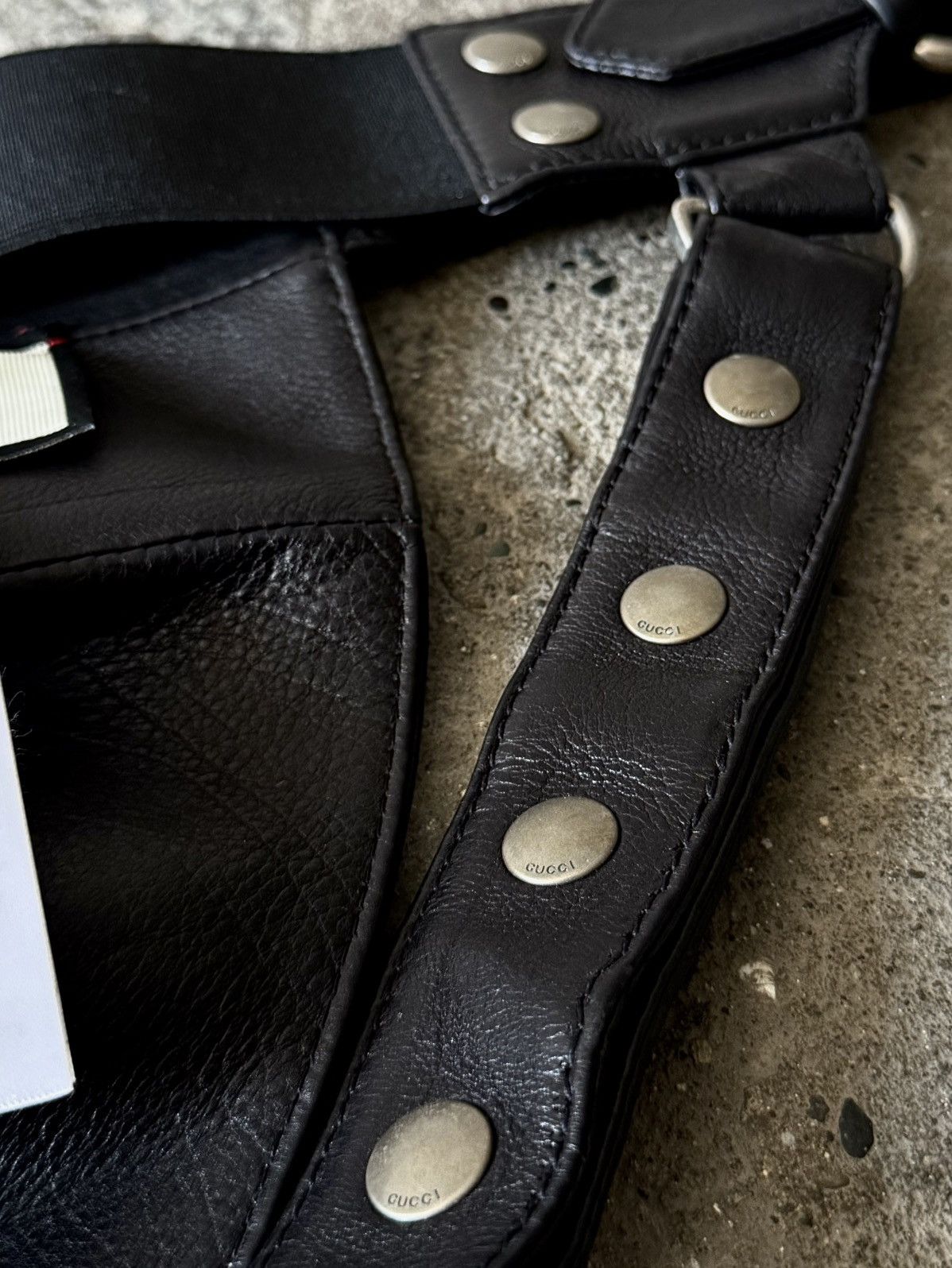 Gucci Gucci - Alessandro Michele - SS19 - Calf skin - Jockstrap Size ONE SIZE - 19 Thumbnail
