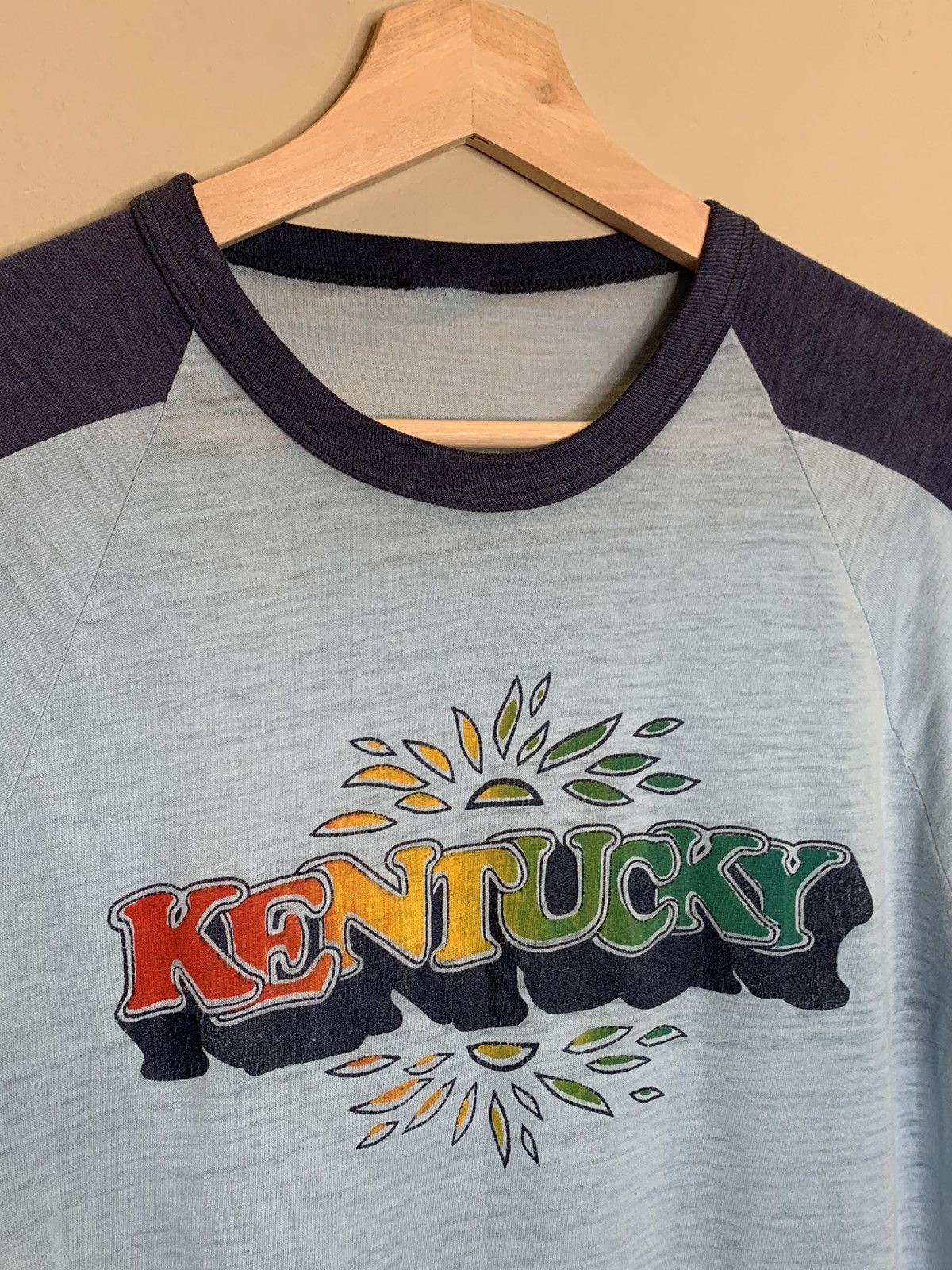 *RARE* Vintage 70s Kentucky Gradient Single Stitch T-Shirt