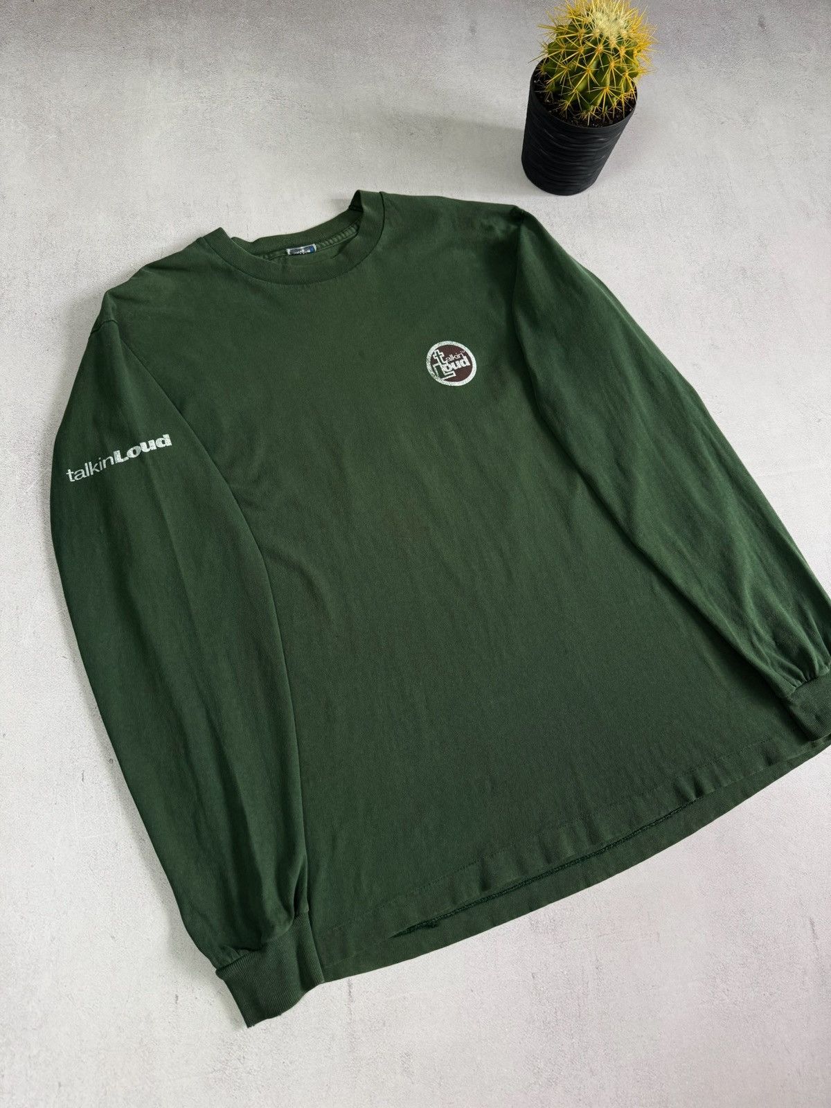 Vintage Very Rare Talkin Loud Long Sleeve Big Logo Mens Vintage 80s Size US L / EU 52-54 / 3 - 6 Thumbnail
