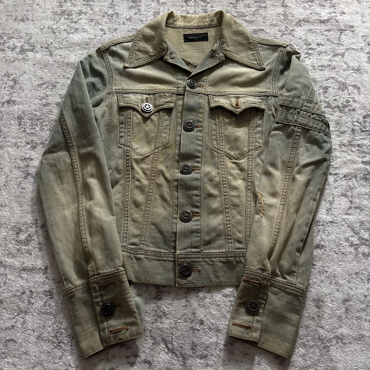 If Six Was Nine Led Rechwe Dallas Mink Fur Denim Jacket | Size L Size US L / EU 52-54 / 3 - 1 Thumbnail