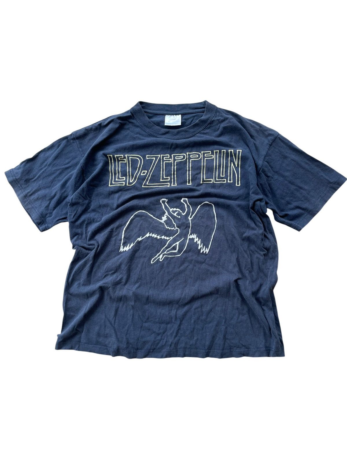 Led Zeppelin Led Zeppelin Vintage Big Logo t-shirt tee Size US XL / EU 56 / 4 - 3 Thumbnail