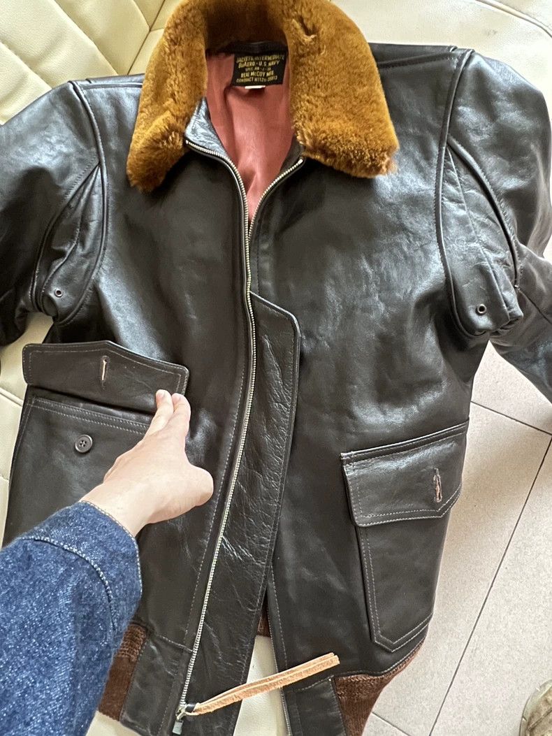 The Real McCoy's The REAL McCOY'S RM Leather Flight Jacket-dmc Size US M / EU 48-50 / 2 - 1 Thumbnail