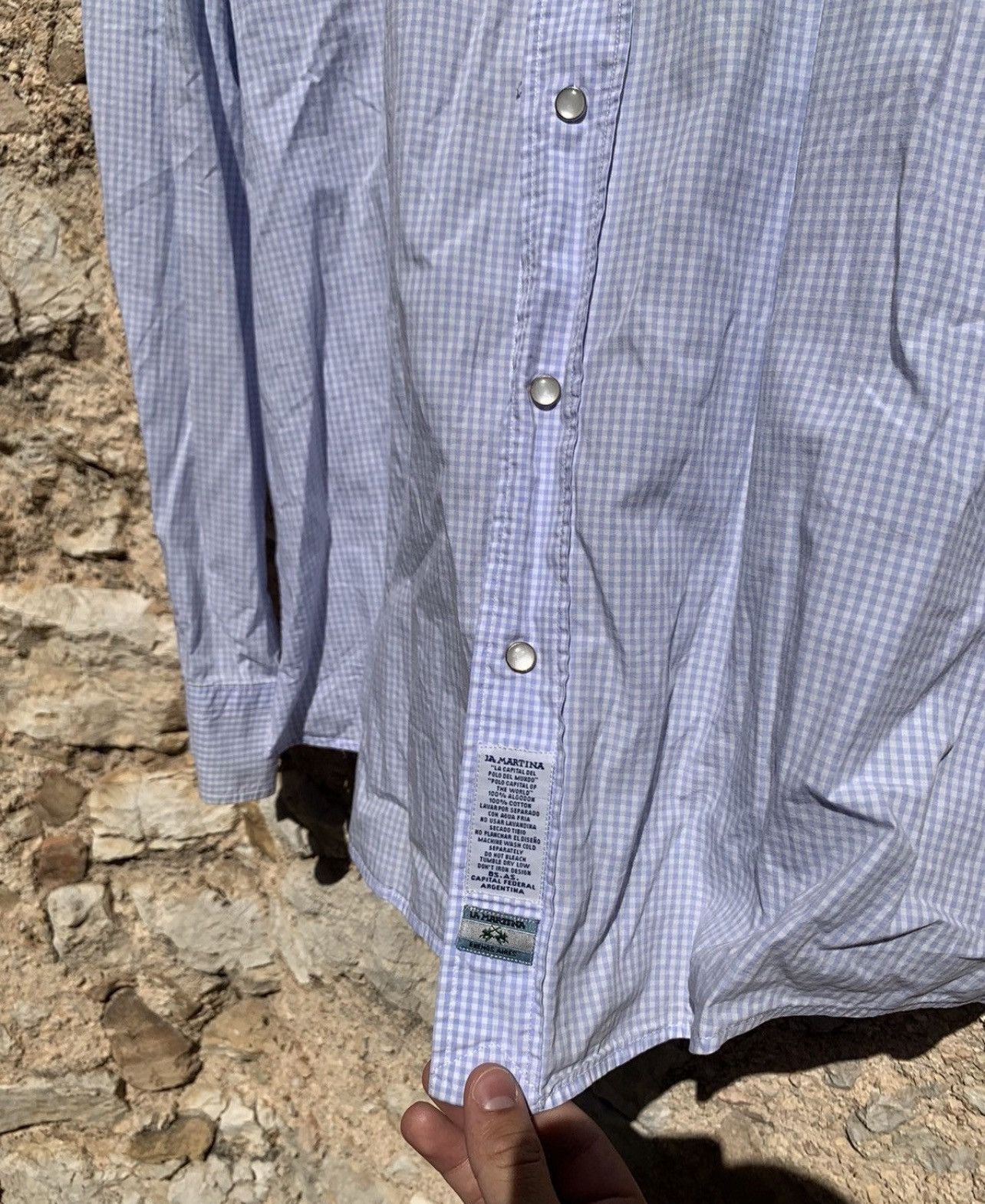 La Martina × Vintage La Martina Shirt Long Sleeve Polo Cup Y2K Size XL Size US XXL / EU 58 / 5 - 5 Thumbnail