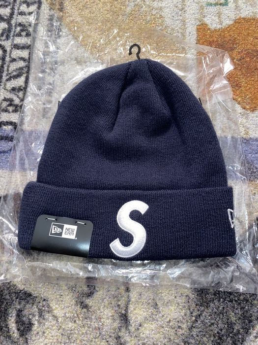 Supreme Supreme New Era S Logo Beanie Navy (2023) | Grailed