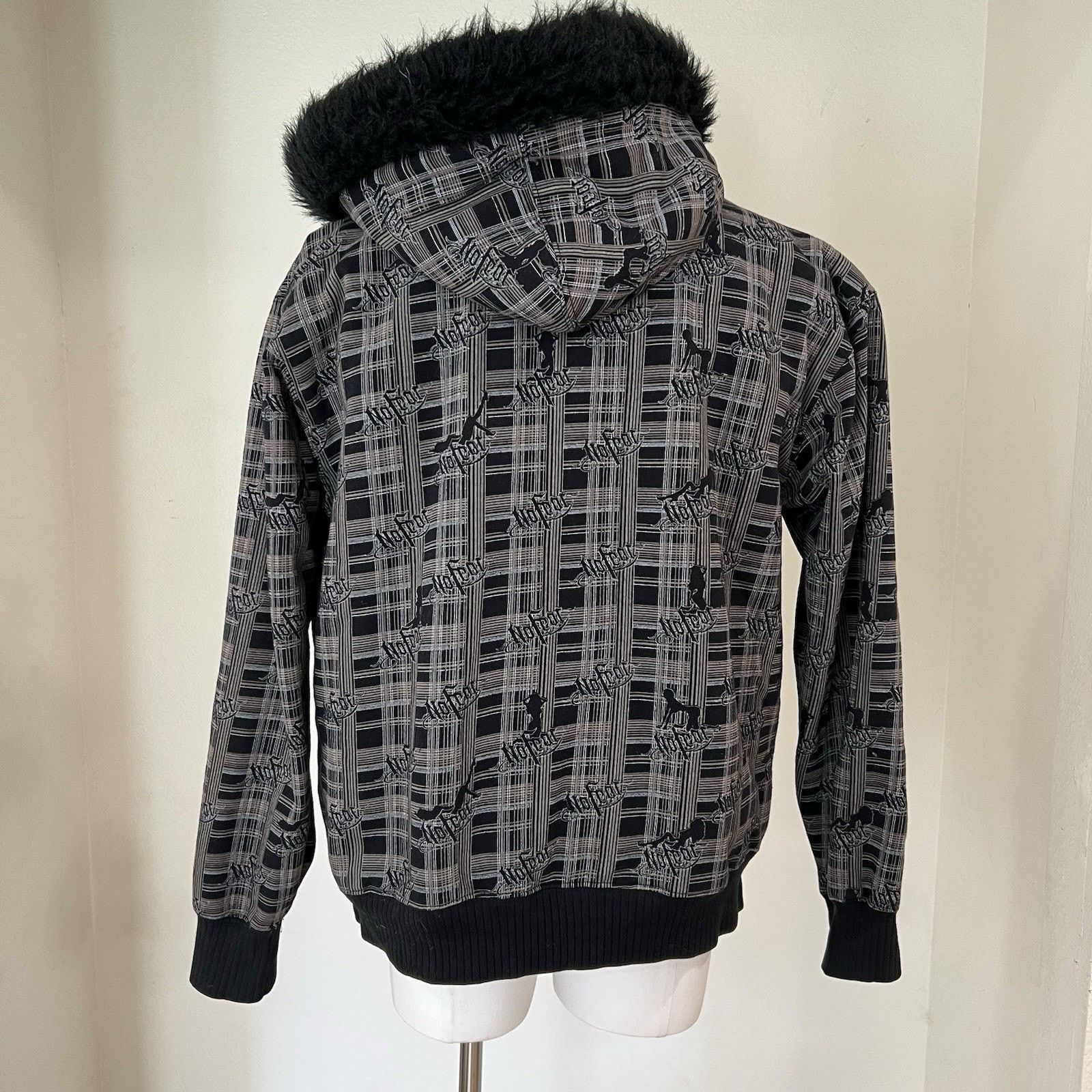 No Fear No Fear Jacket (M) Full Zip Hoodie Sherpa Y2K Size US M / EU 48-50 / 2 - 3 Thumbnail