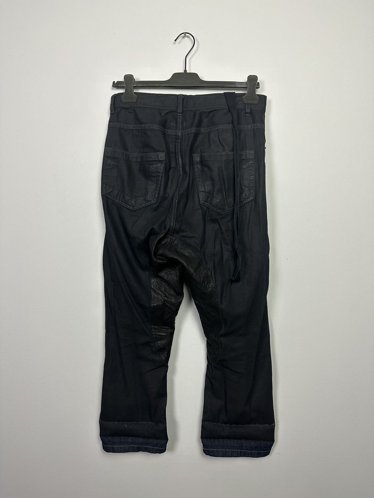 Rick Owens DRKSHDW SS09 Lambskin Inseam Cropped Astaires Size US 30 / EU 46 - 4 Thumbnail