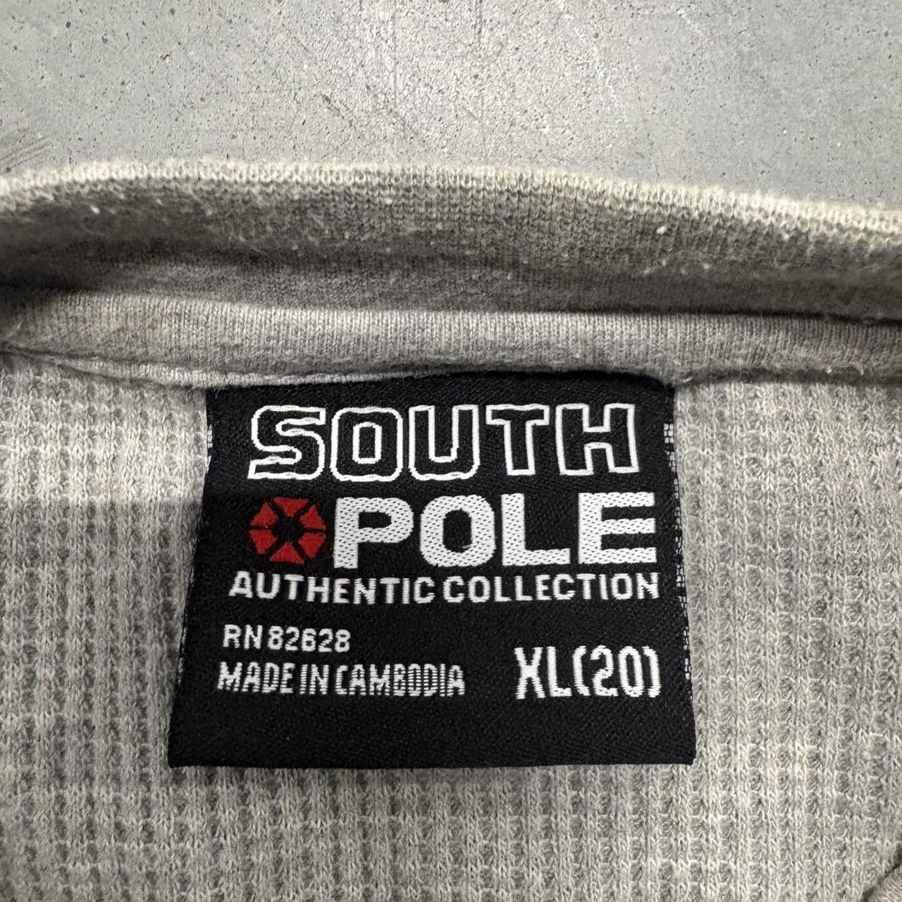 Southpole Crazy Vintage Y2K/2000s SouthPole Grey Thermal Long Sleeve Shirt! Size US XL / EU 56 / 4 - 4 Thumbnail