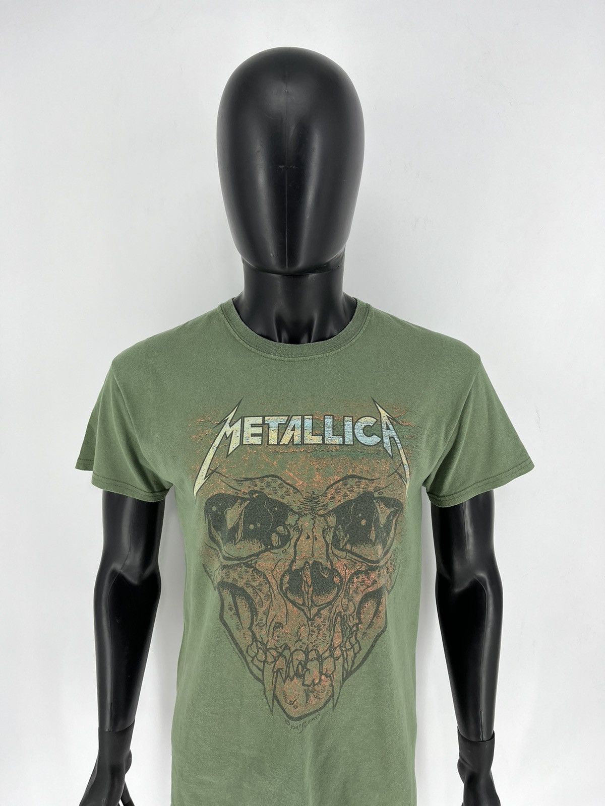 Band Tees Vintage Y2K Metallica Skulls Dead Face Band Rock Streetwear Size US M / EU 48-50 / 2 - 5 Thumbnail