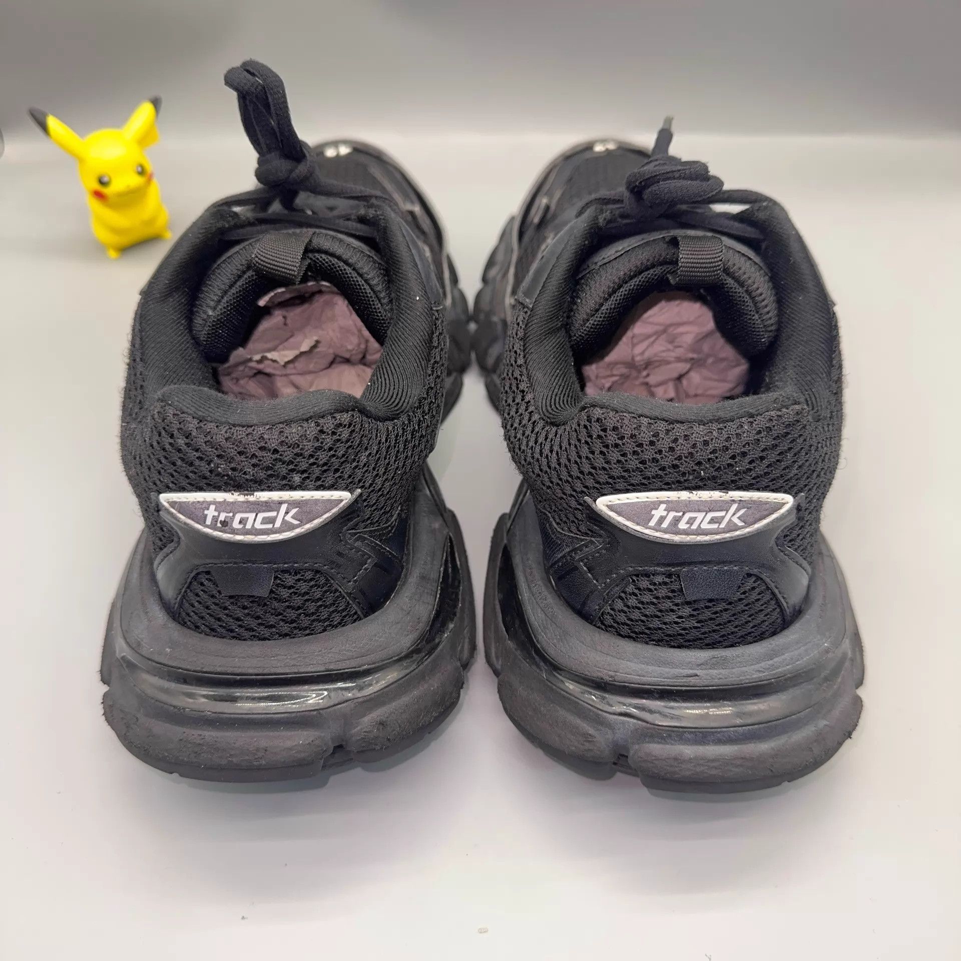 Balenciaga Balenciaga Track 3.0 Distressed Black Size US 9 / EU 42 - 3 Thumbnail