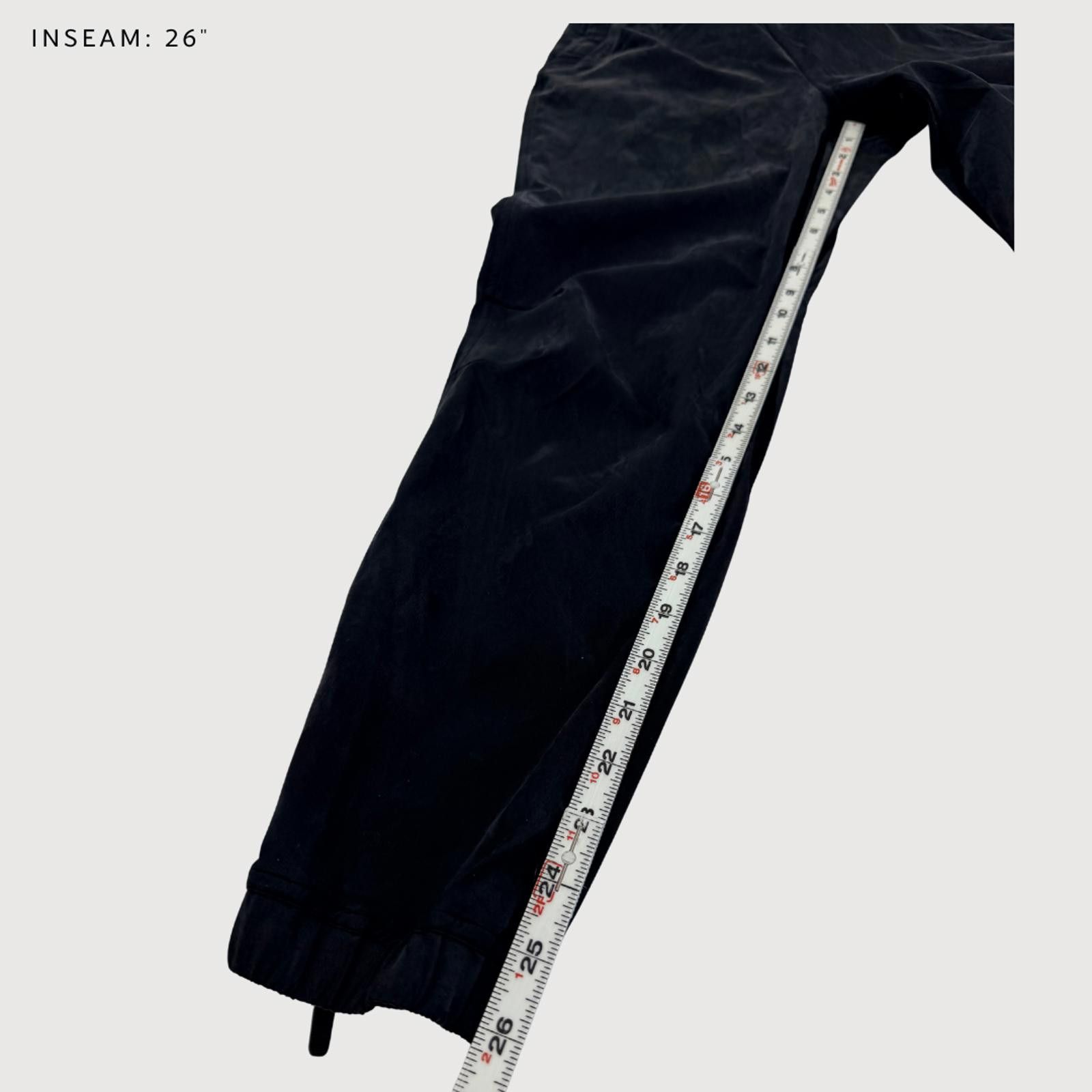 Lululemon Lululemon Lab Cupro Zip Jogger Tapered Black Size 4 Size ONE SIZE - 8 Thumbnail