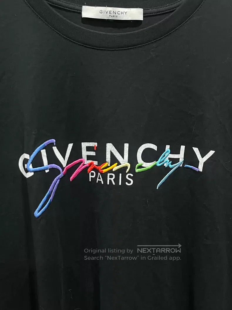 Givenchy Givenchy Rainbow embroidery short sleeve Size US L / EU 52-54 / 3 - 4 Thumbnail