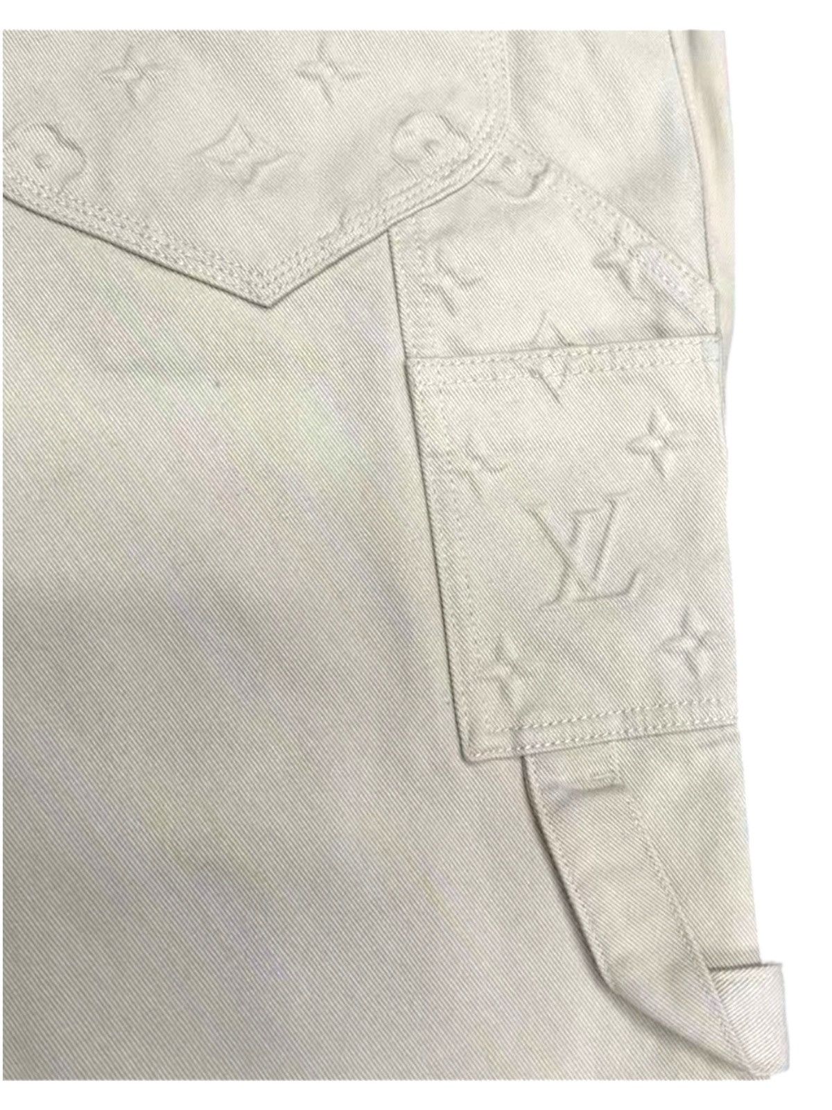 Louis Vuitton Louis Vuitton 34 Skate Denim Jeans Monogram Beige Size US 34 / EU 50 - 5 Thumbnail