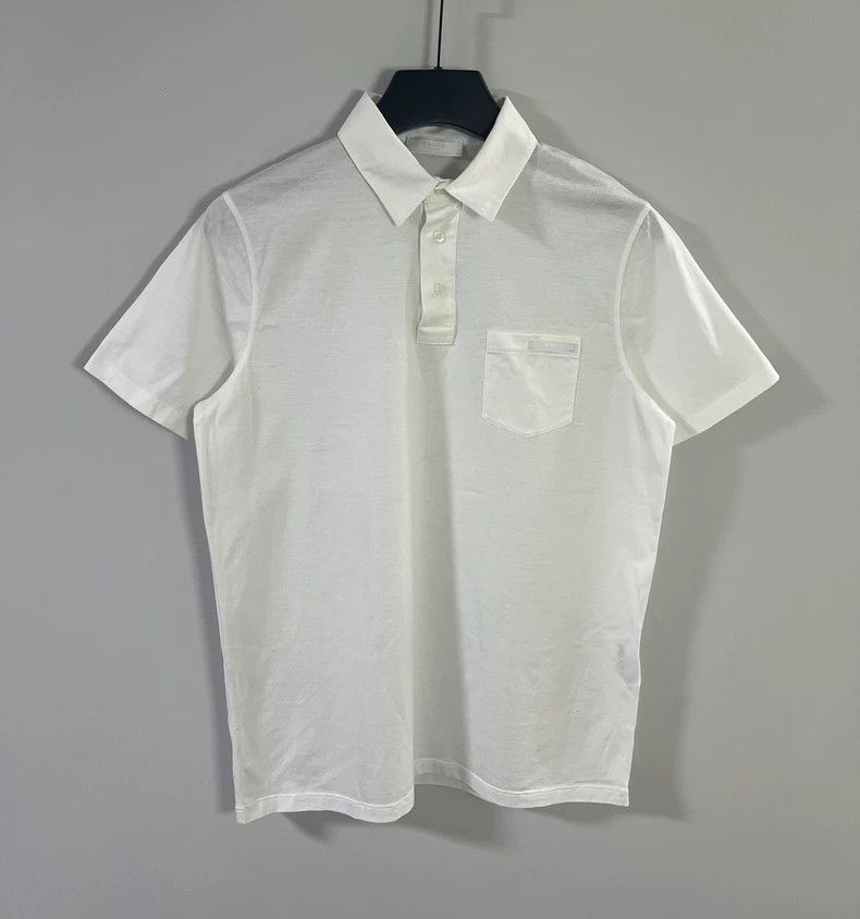 Prada Prada Short-sleeved T-shirt polo 2501-Nextarrow Size US M / EU 48-50 / 2 - 1 Thumbnail
