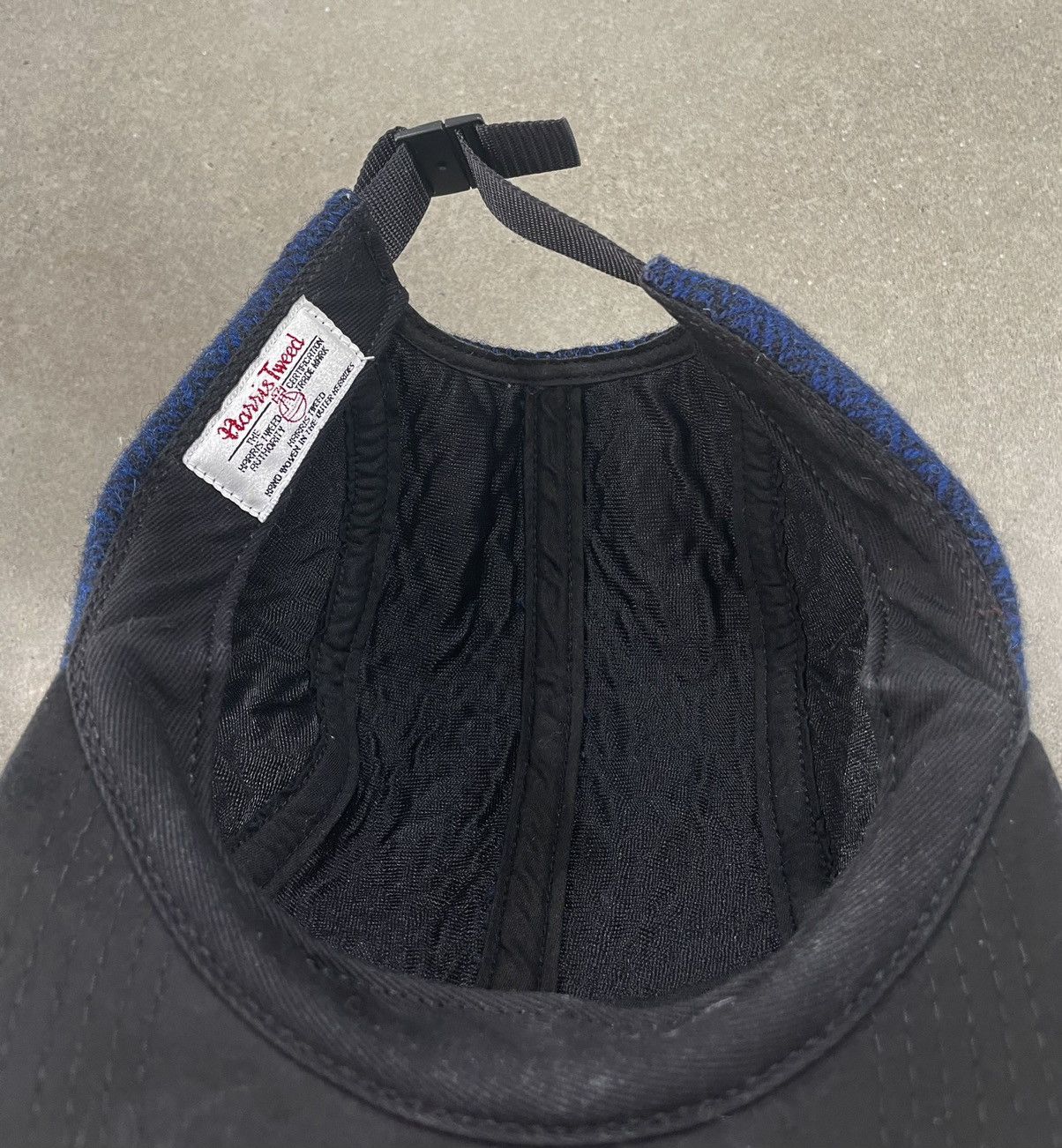 Supreme MINT: F/W 2012 Supreme x Harris Tweed Herringbone Cap "Blue" Size ONE SIZE - 6 Thumbnail