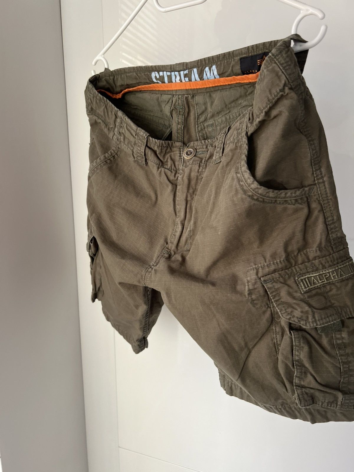 Alpha Industries Alpha Industries Stream Cargo Military Flyer Crew Shorts Size US 33 - 6 Thumbnail