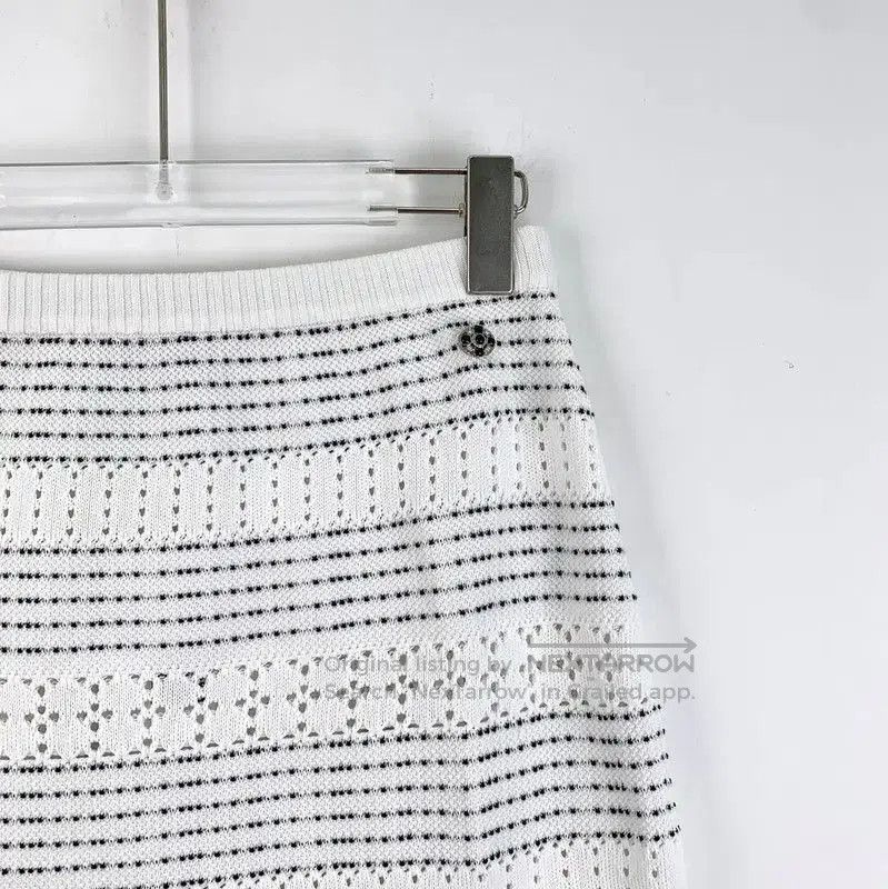 Chanel Chanel Colorblock Cotton Mini Skirt . Size 22" - 3 Thumbnail