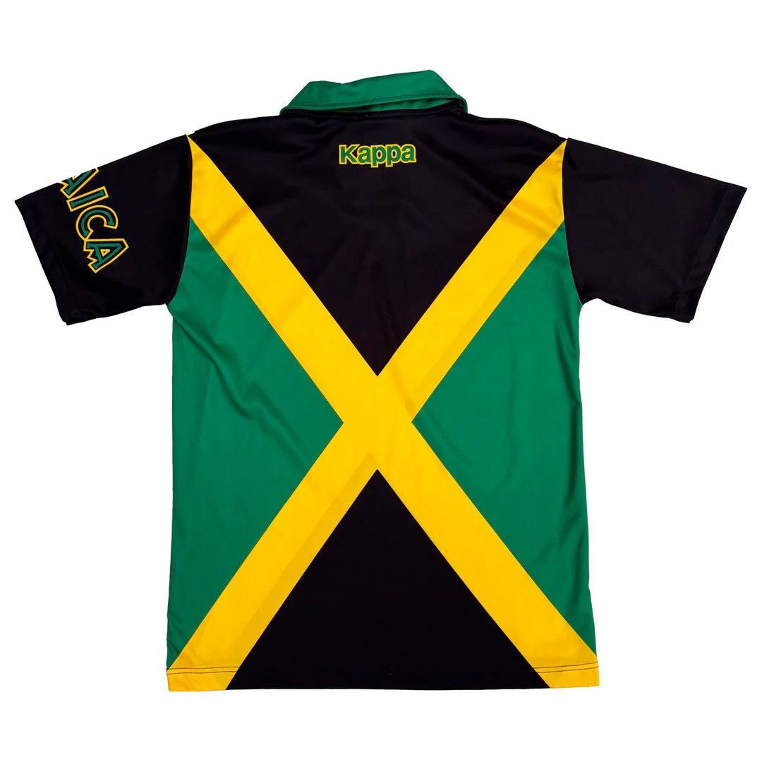 Kappa Jamaica 1998 98 90s Vintage Kappa Soccer Training Jersey Size US M / EU 48-50 / 2 - 2 Thumbnail