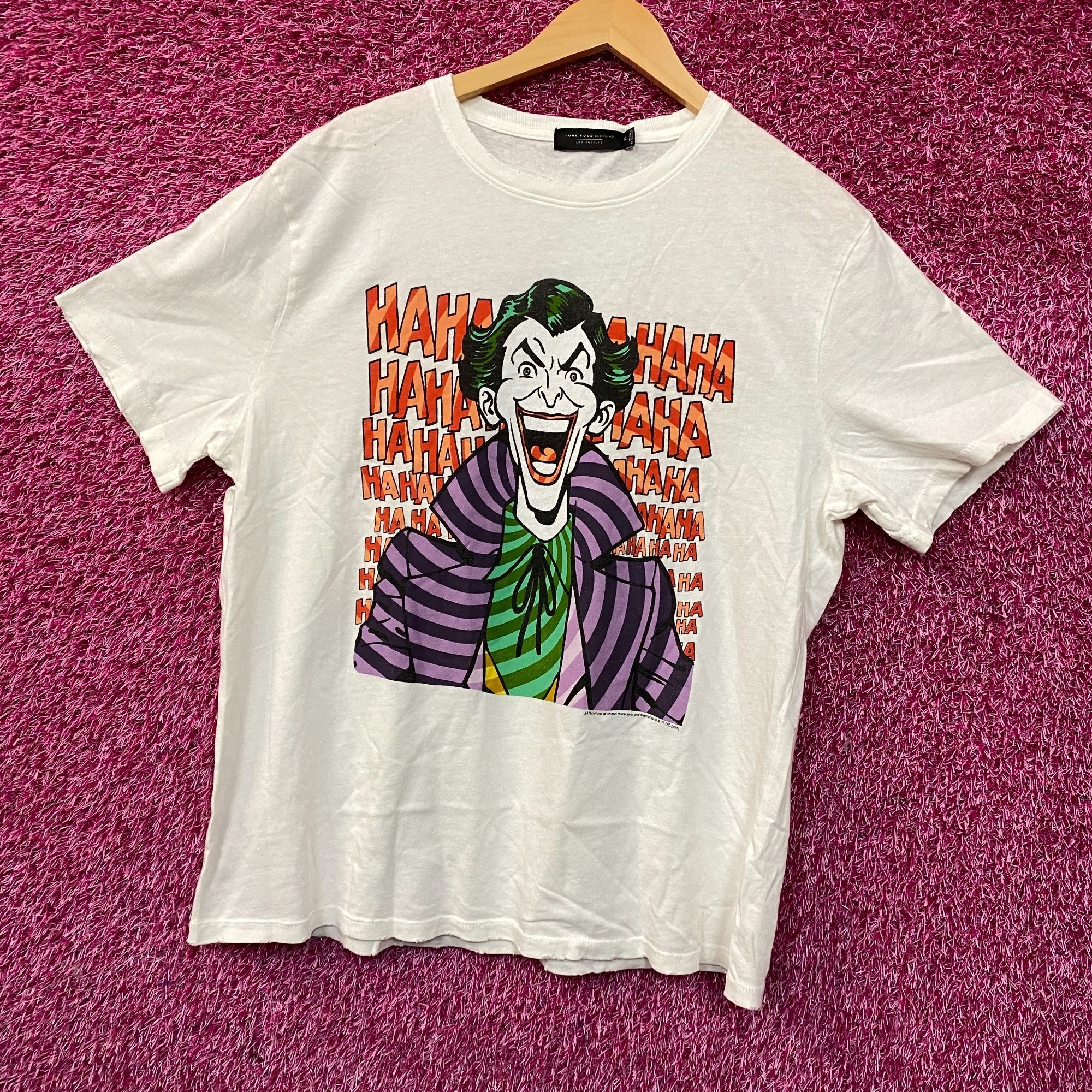 Junk Food DC Comics Villain The Joker Graphic T-Shirt XL Size US XL / EU 56 / 4 - 3 Thumbnail